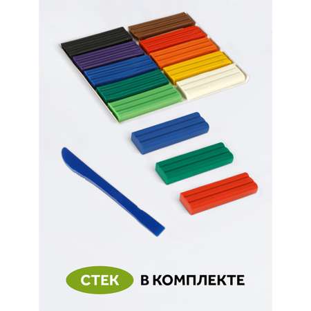 Пластилин Gamma_ восковой 6 цв.