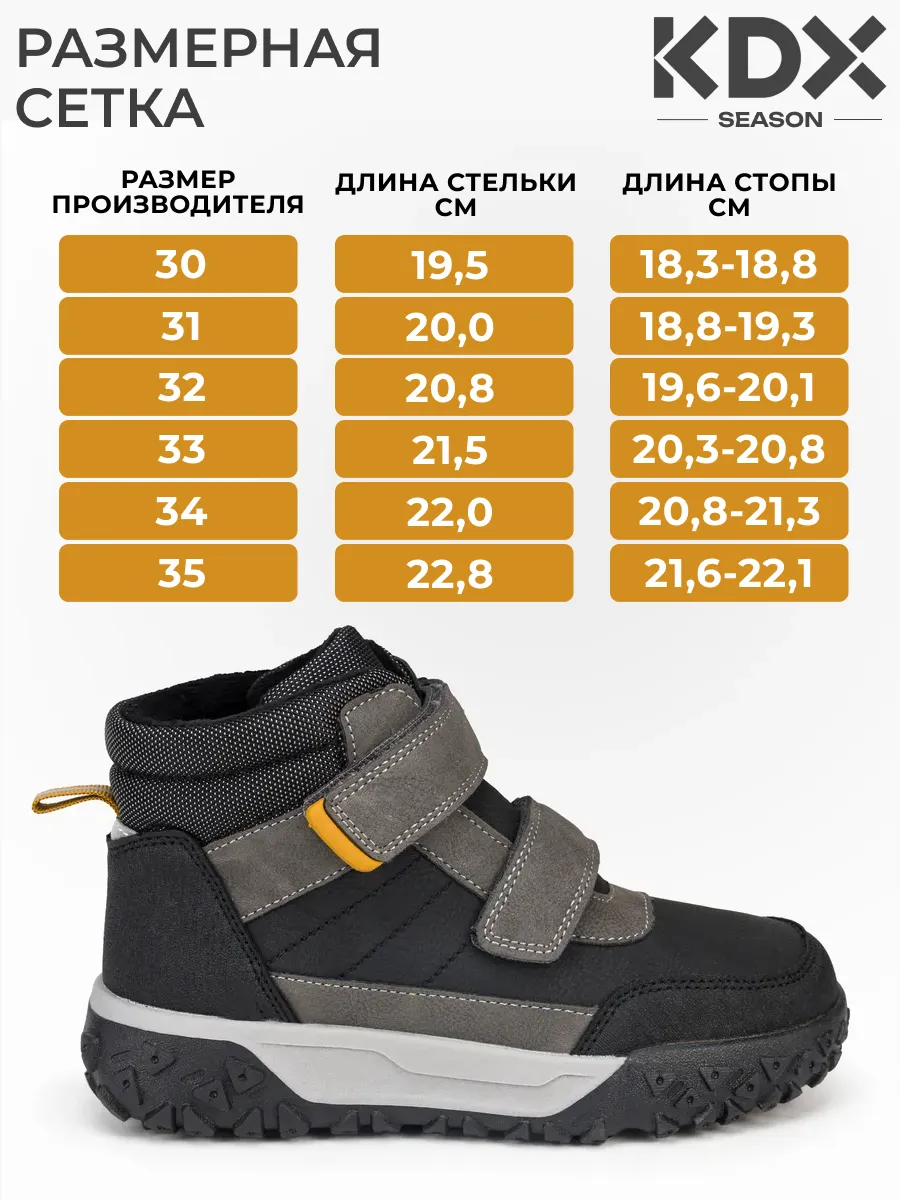 Ботинки KDX SKY-37 black - фото 4