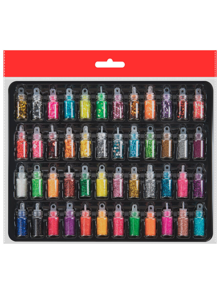 Набор для творчества Остров Сокровищ блестки 96 видов - фото 6