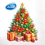 Бумажные салфетки Лилия Микс 20 шт.