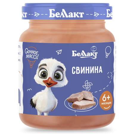 Пюре Беллакт Свинина с 6 мес 95 г