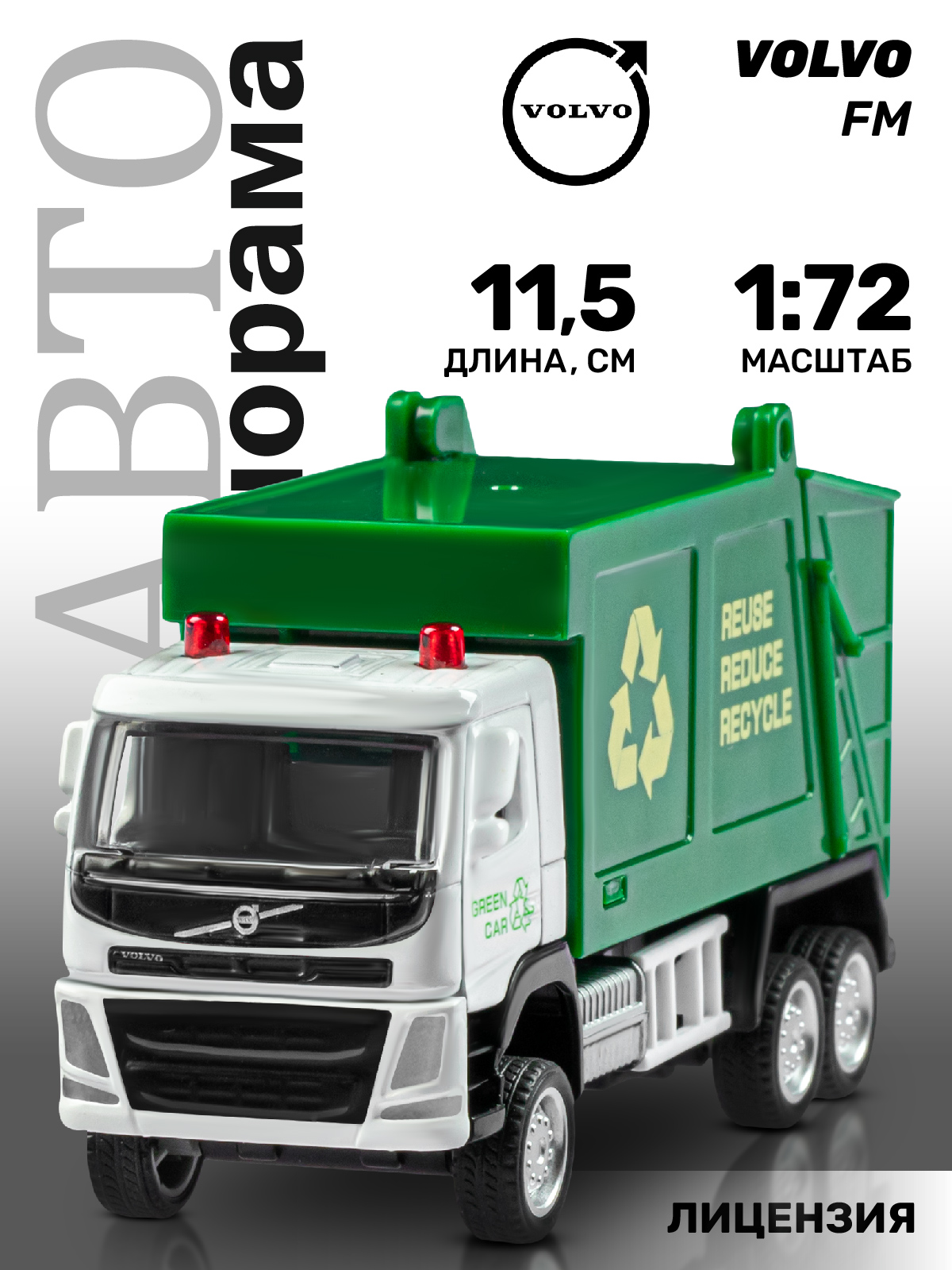 Самосвал АВТОпанорама Volvo FM 1:72 JB1251646 - фото 1