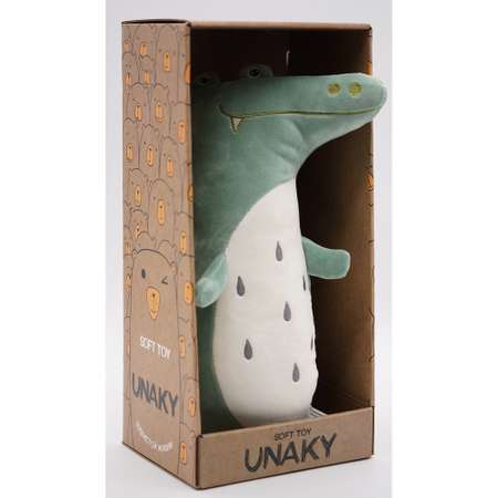 Мягкая игрушка UNAKY Крокодил Дин средний 33 см