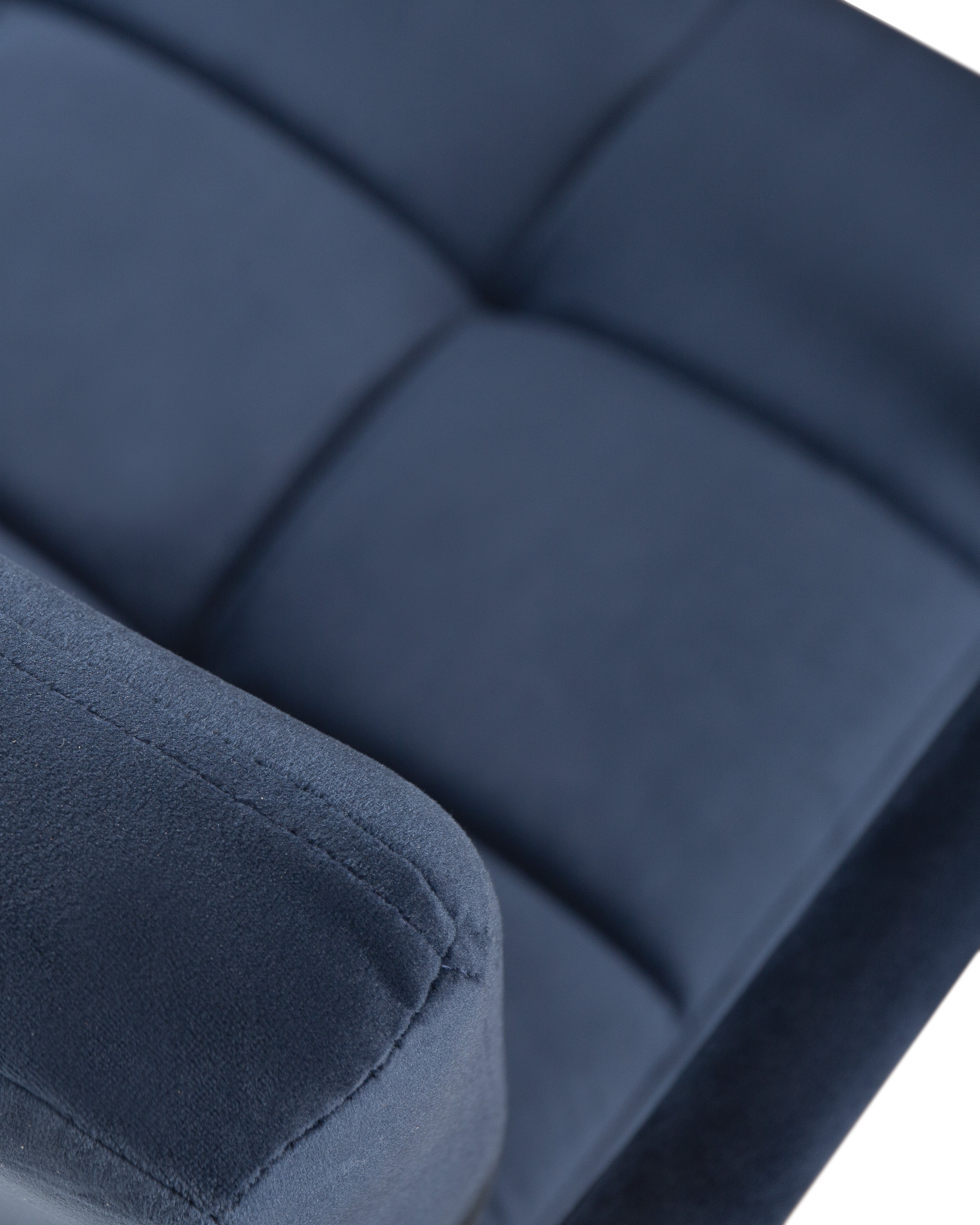 Офисное кресло DOBRIN синий велюр - фото 8