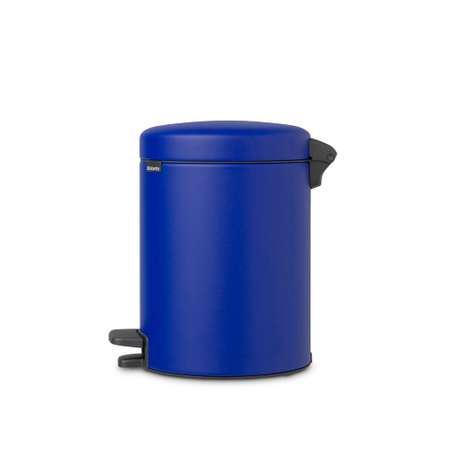Бак мусорный Brabantia NewIcon с педалью минерально синий 5л 206849