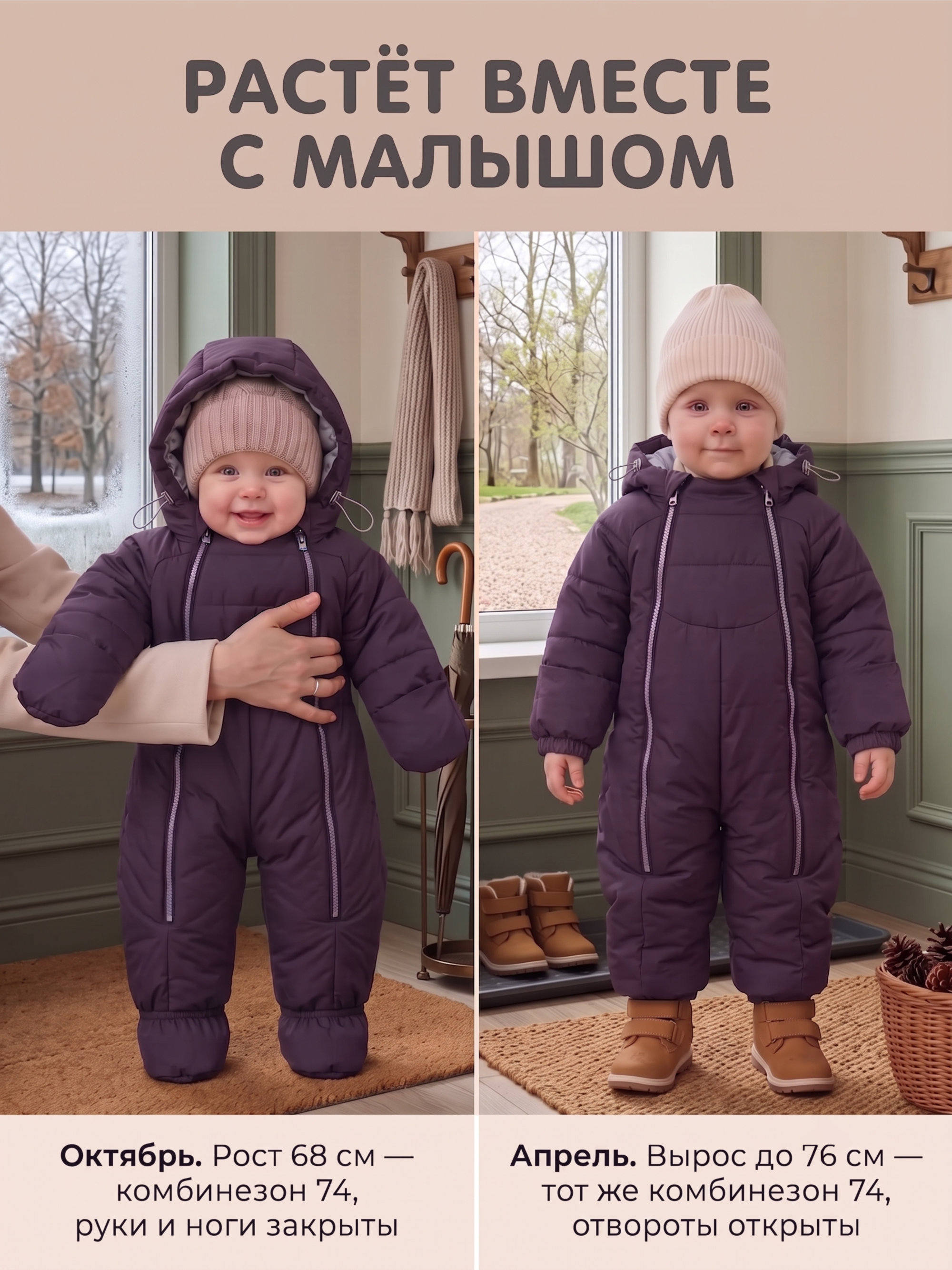 Комбинезон СОННЫЙ ГНОМИК 2034/20 - фото 3