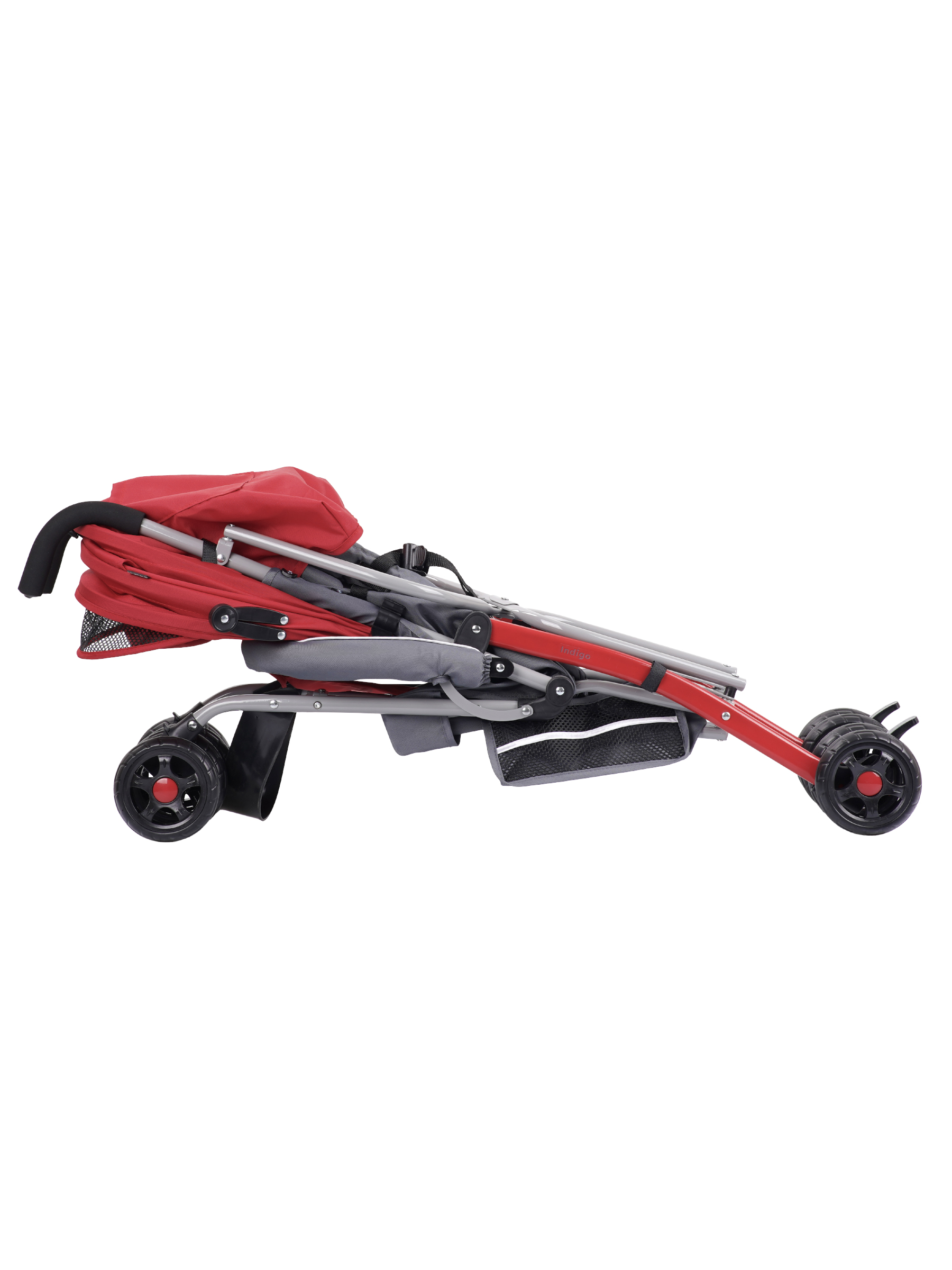 Коляска прогулочная Indigo Bono красный - фото 20