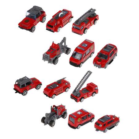 Игровой набор Наша Игрушка Пожарная бригада красный