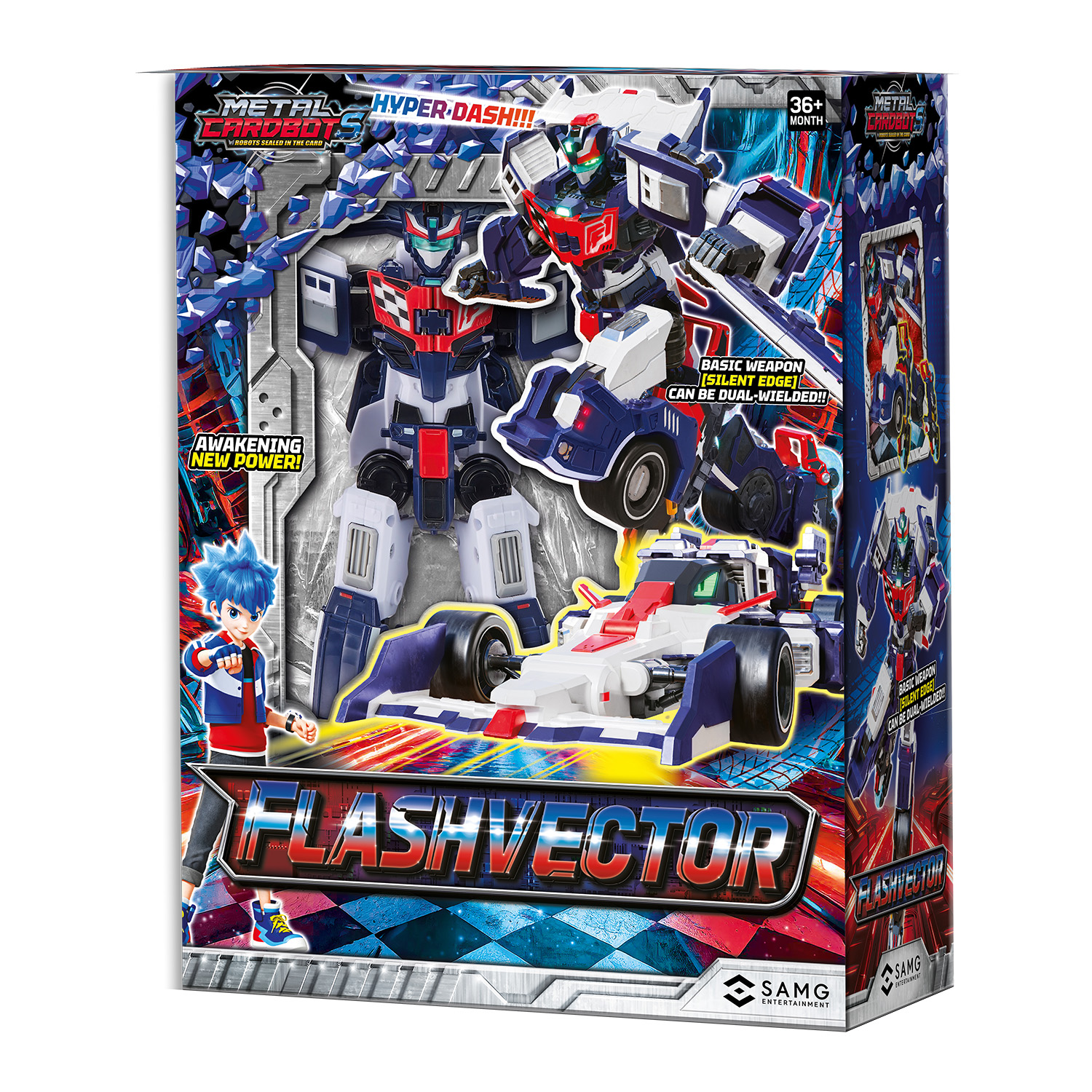 Фигурка METAL-CARDBOT Флэшвектор - фото 13