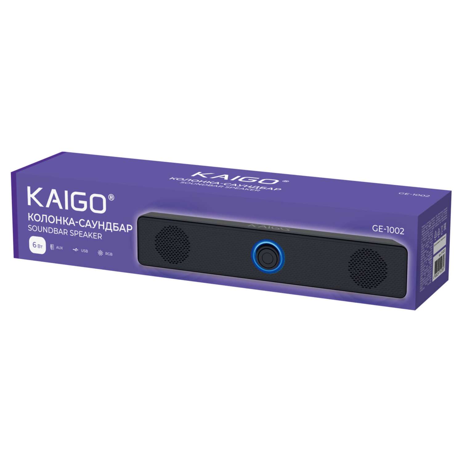 Колонка bluetooth KAIGO 6Вт AUX USB - фото 2