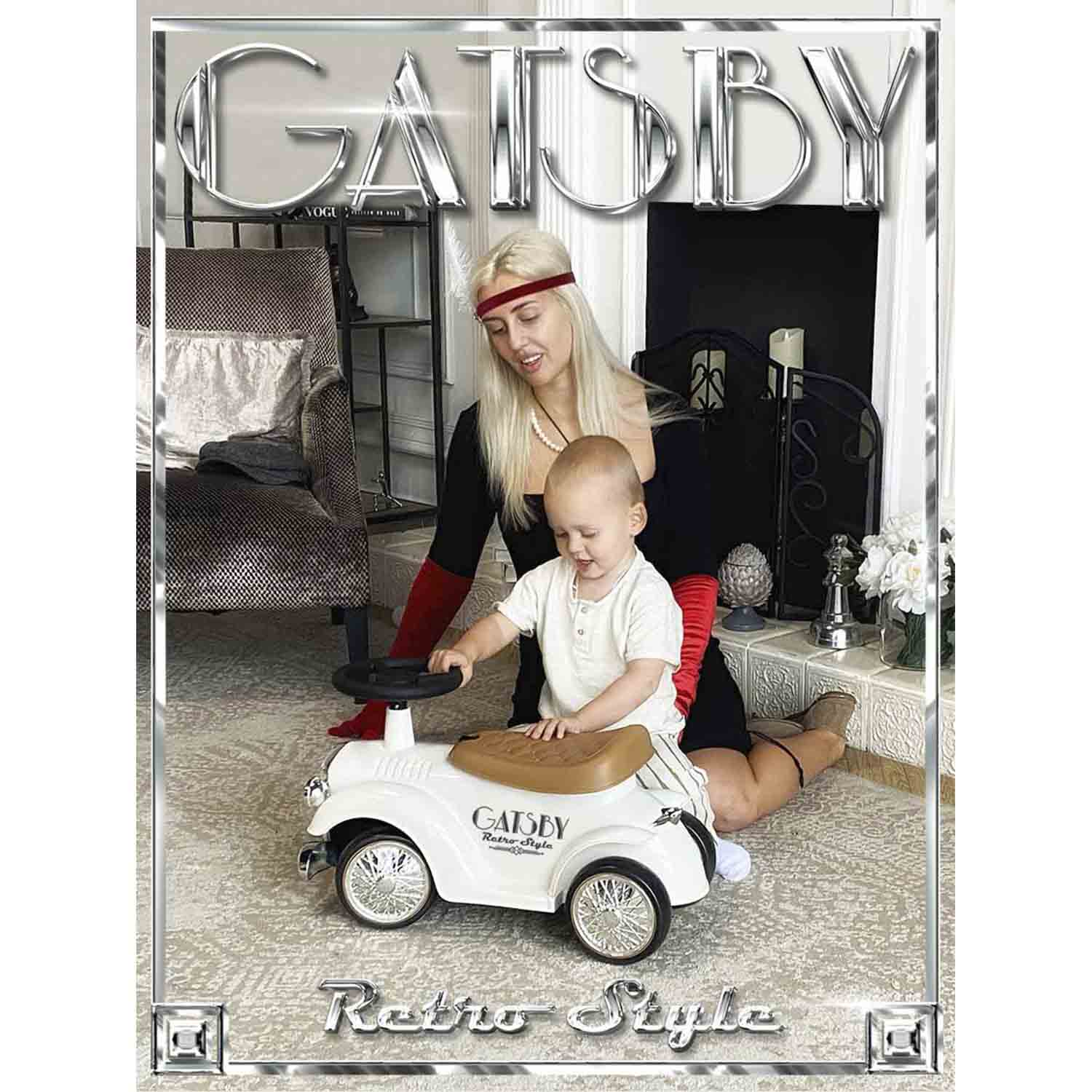 Каталка BabyCare ретро Gatsby белый - фото 11
