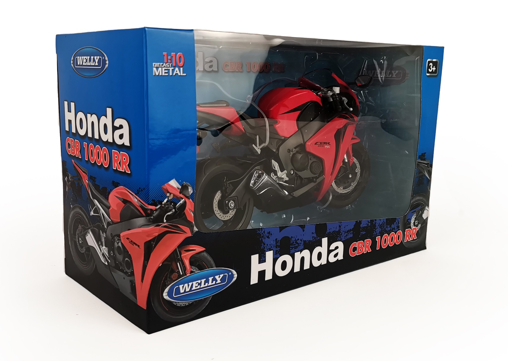 Мотоцикл Welly Honda 1:10 62804W - фото 7