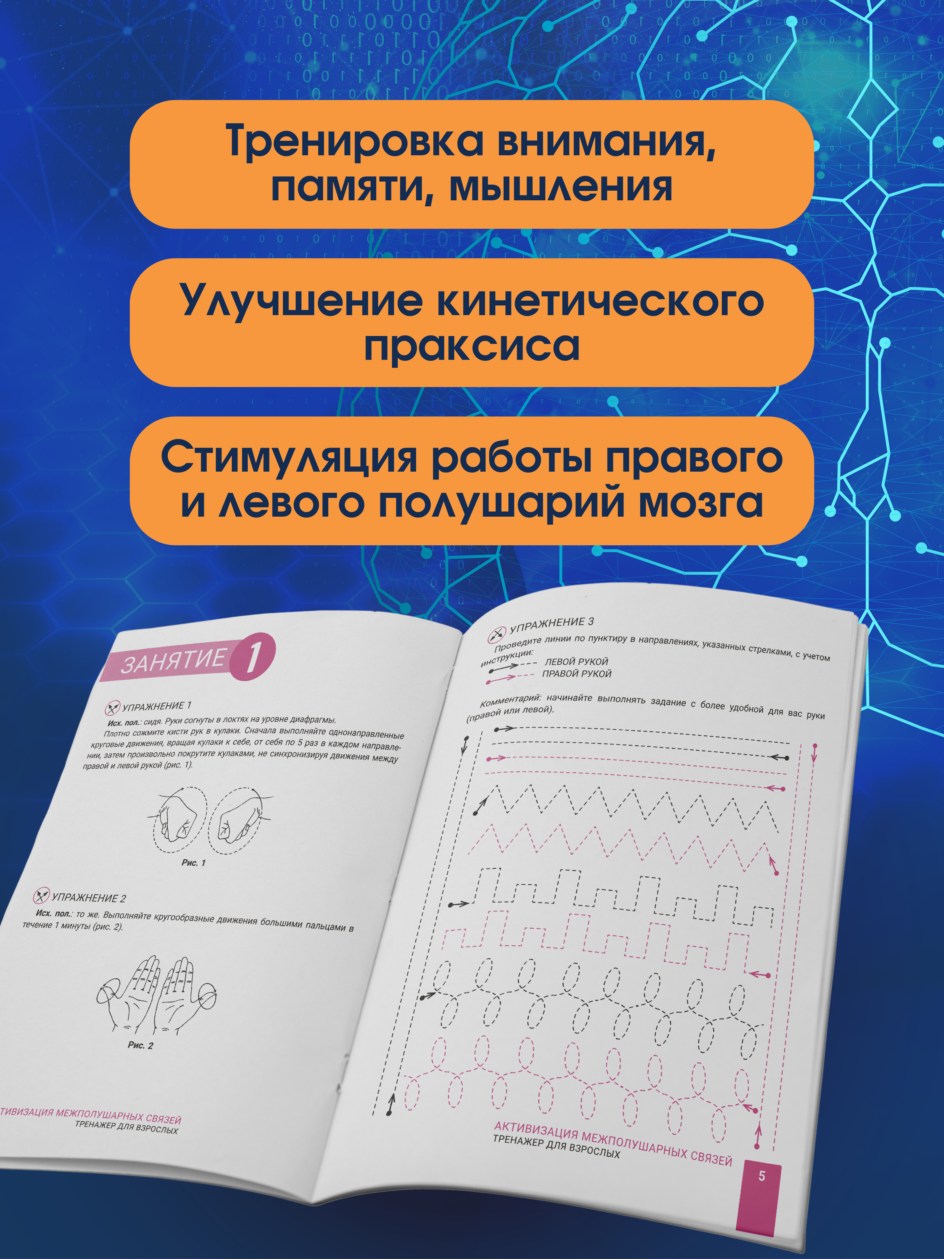 Активизация межполушарных связей 40+ Феникс Книга - фото 3