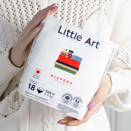 Подгузники Little Art M 18 шт.