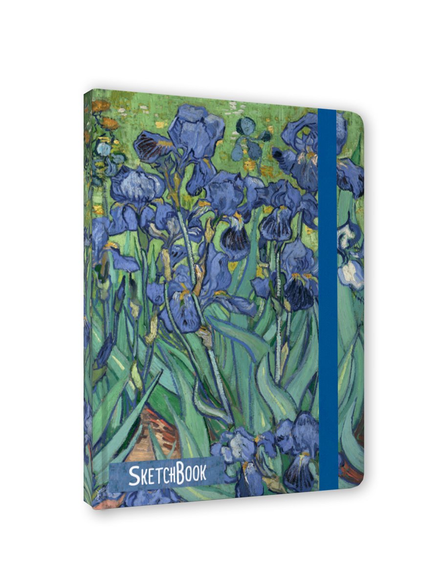 Блокнот Проф-Пресс Скетчбук А5. Ван Гог. Ирисы - фото 6