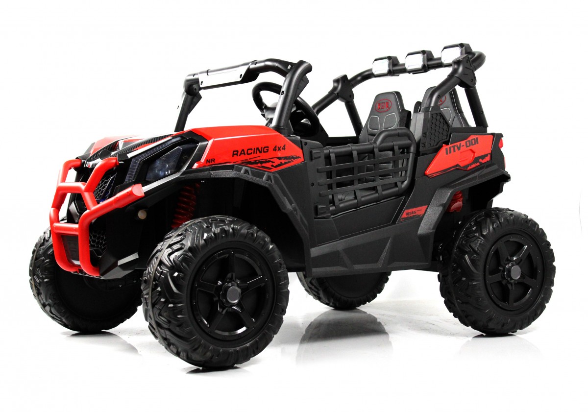Электромобиль RIVERTOYS K777KK-LUX-BUGGY-RED С пультом ДУ - фото 4