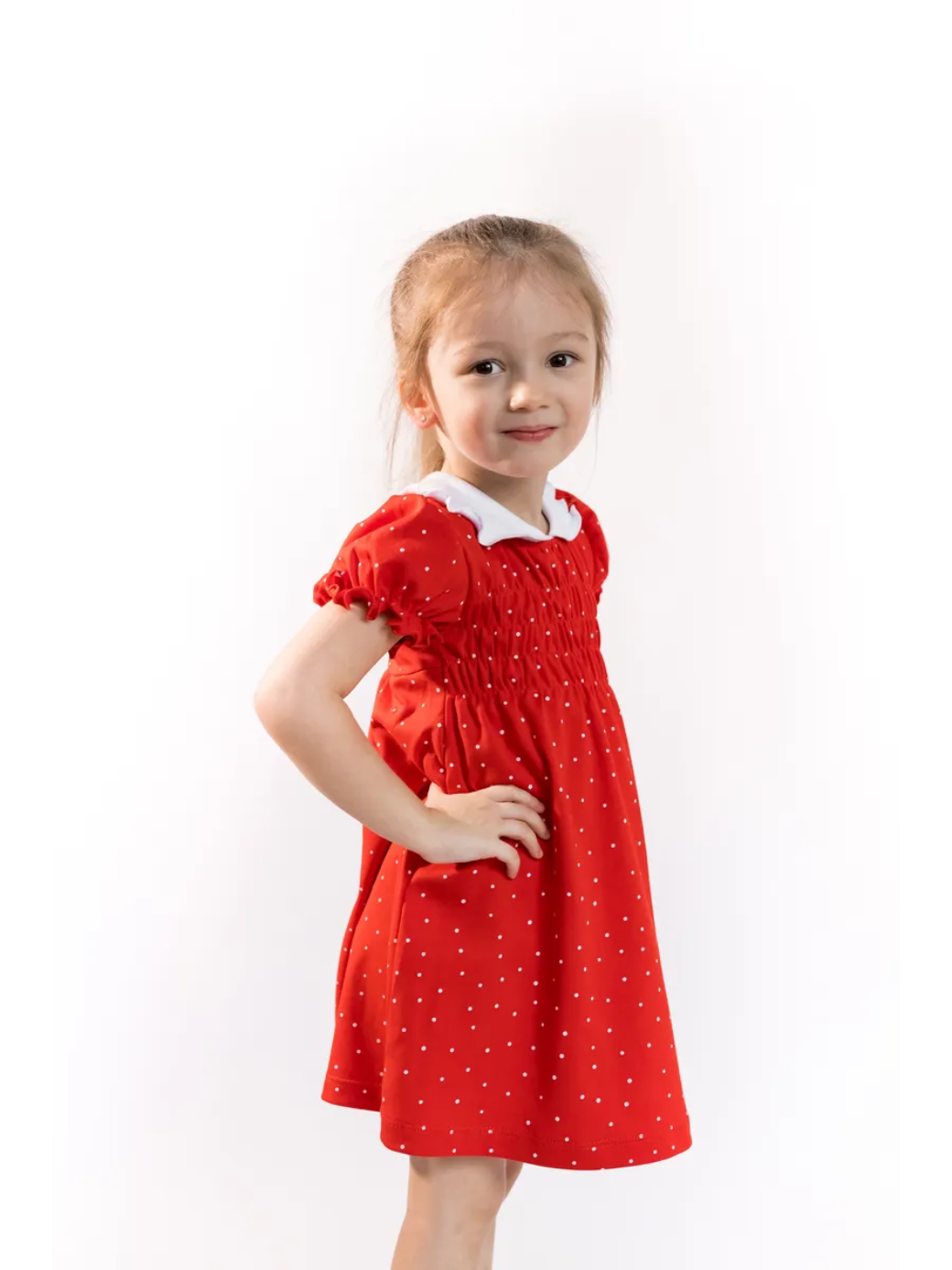 Платье Рекантино 362-21/Красный,белый - фото 3