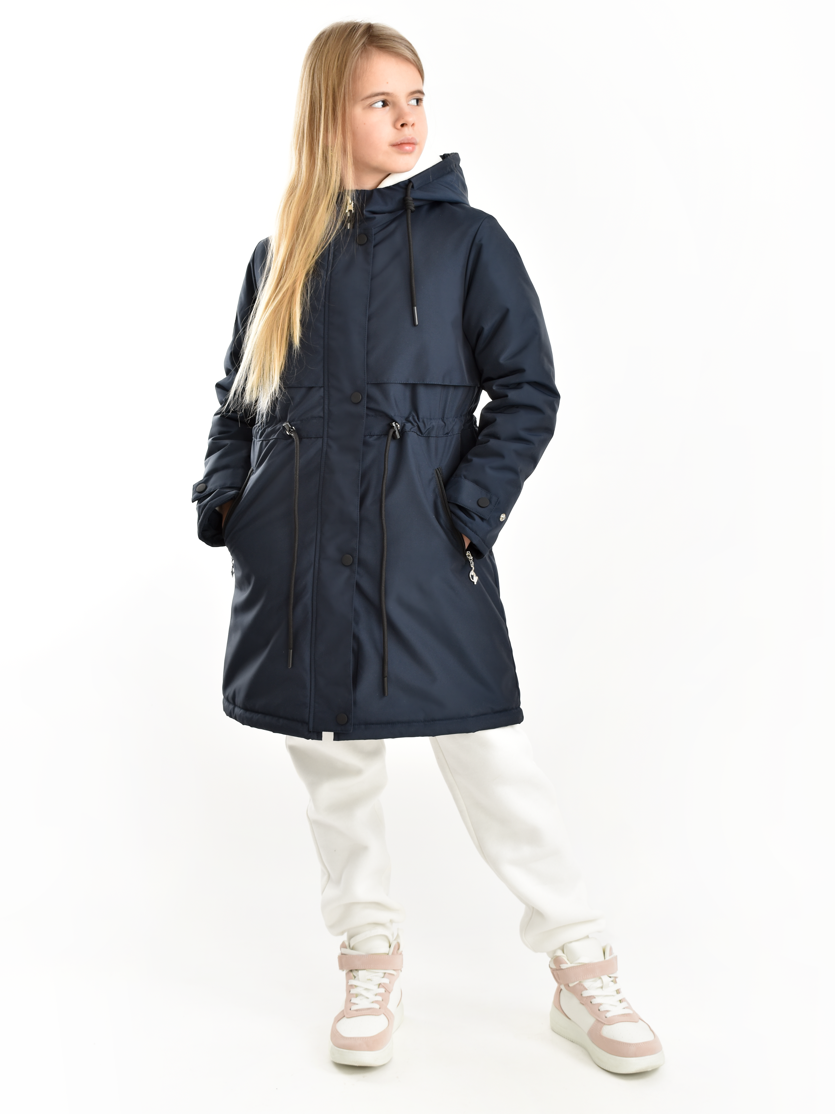 Парка AllisZhuk 00_451/темно-синий - фото 1