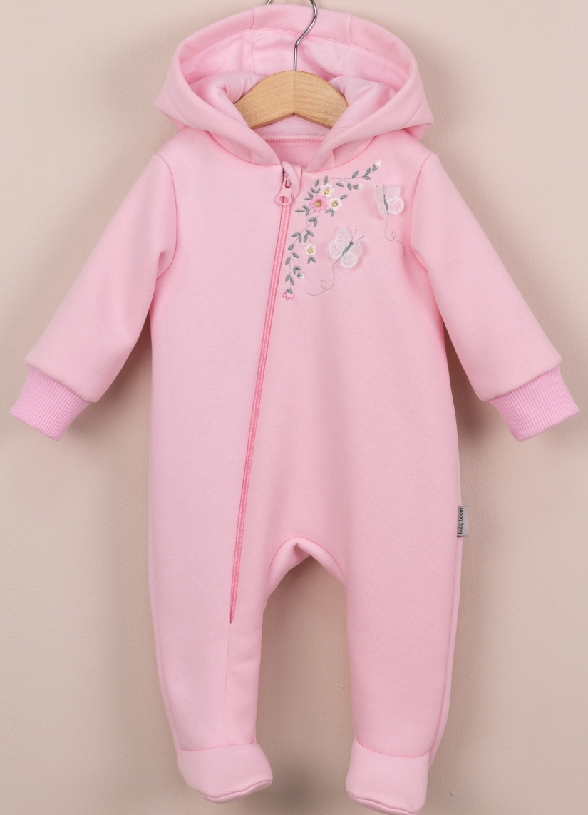 Комбинезон Baby boom К407/1-Ф Вышивка светло-розовый - фото 1