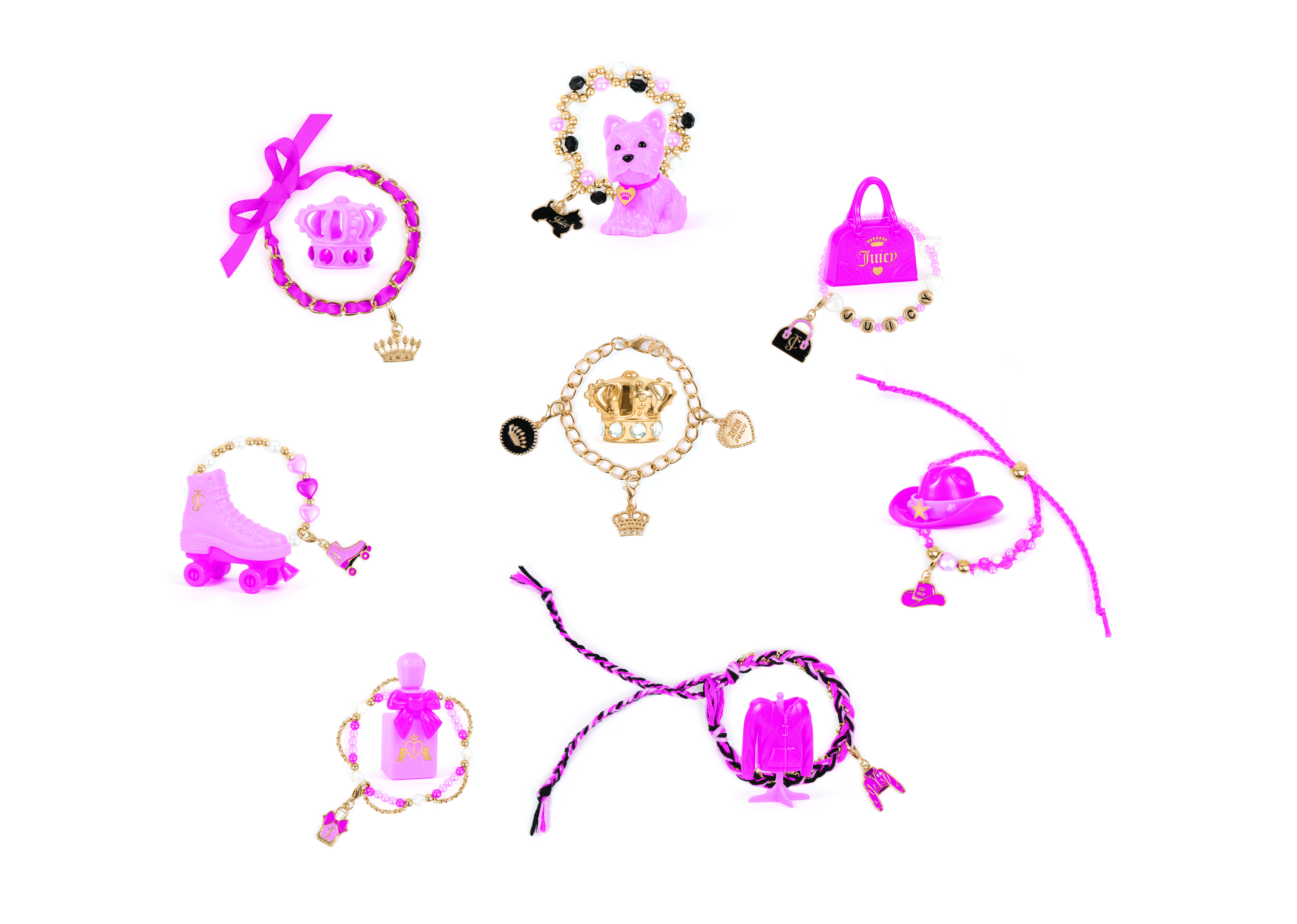 Набор для творчества Make it Real плетение JuicyCouture Блеск и Гламур - фото 3