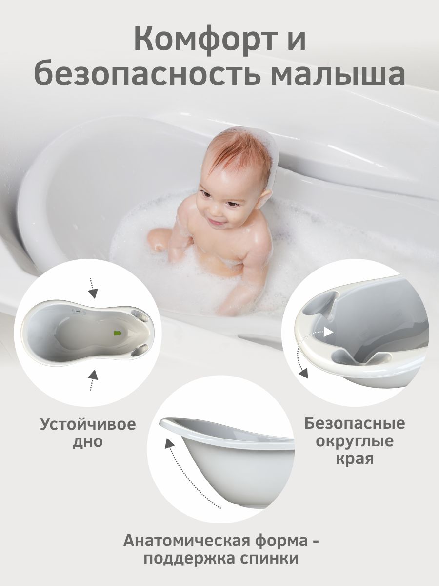 Ванночка KidPlast Hit белый - фото 3