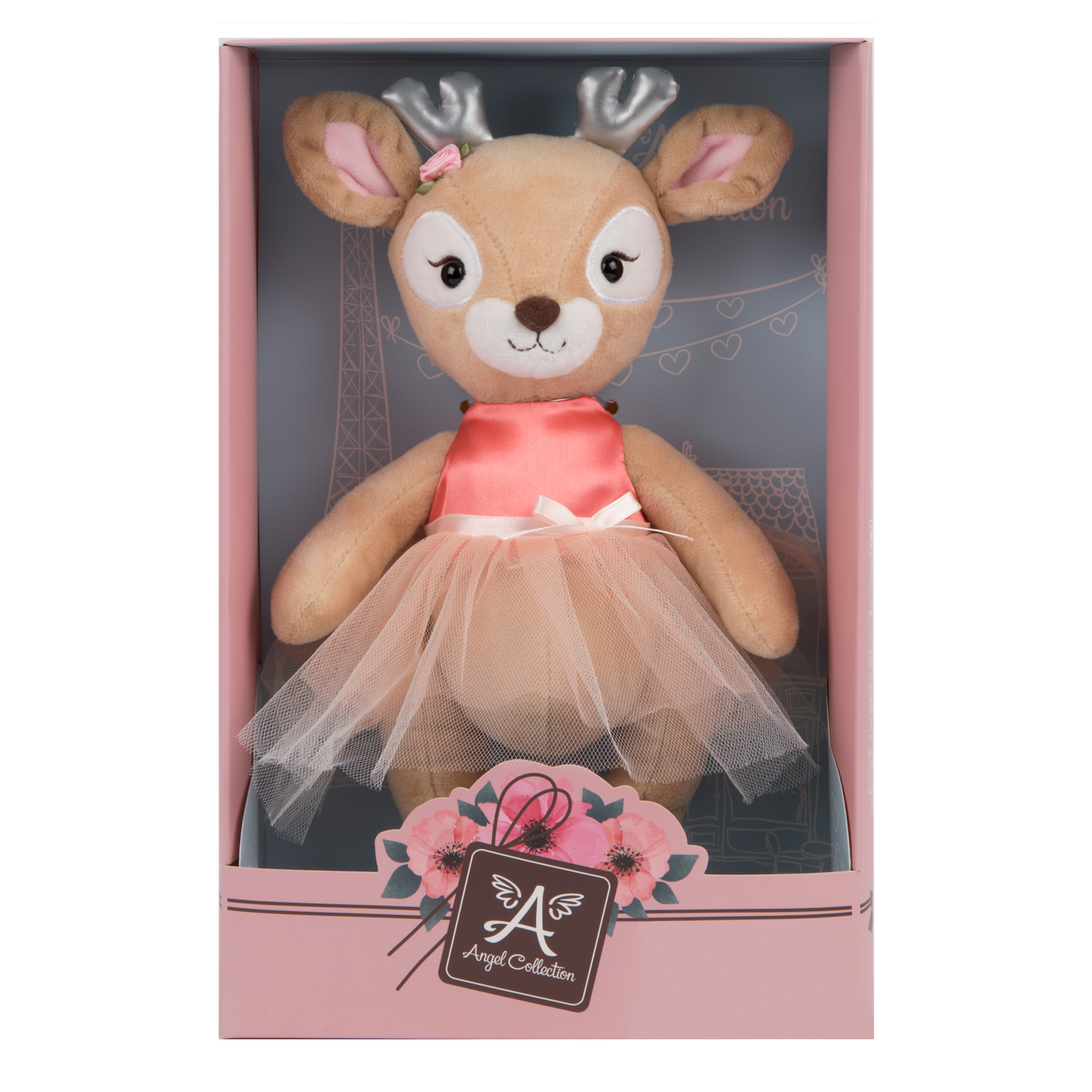 Игрушка мягкая Angel Collection олень 25 см - фото 3