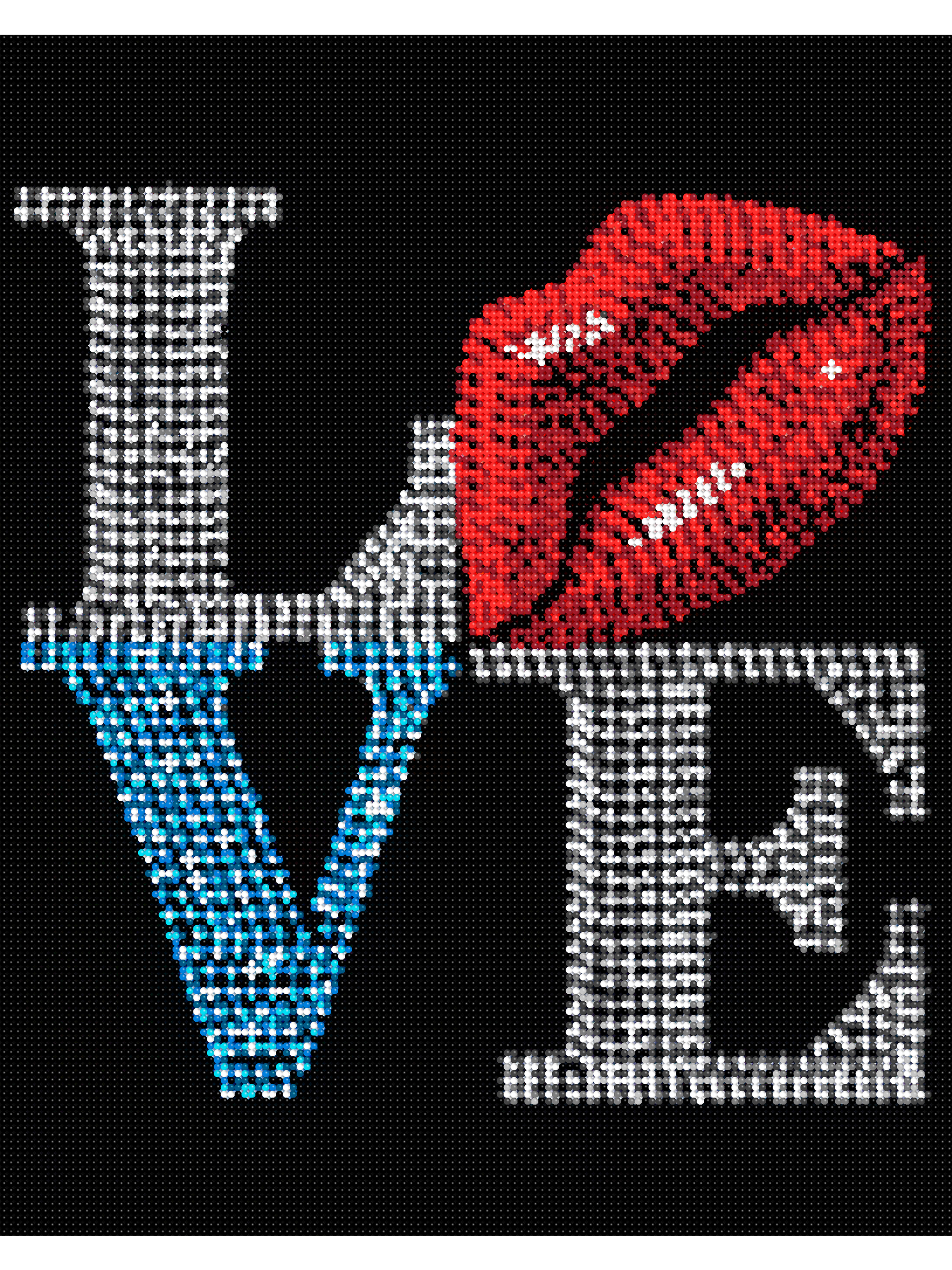 Алмазная мозаика Art sensation Love в ассортименте - фото 2