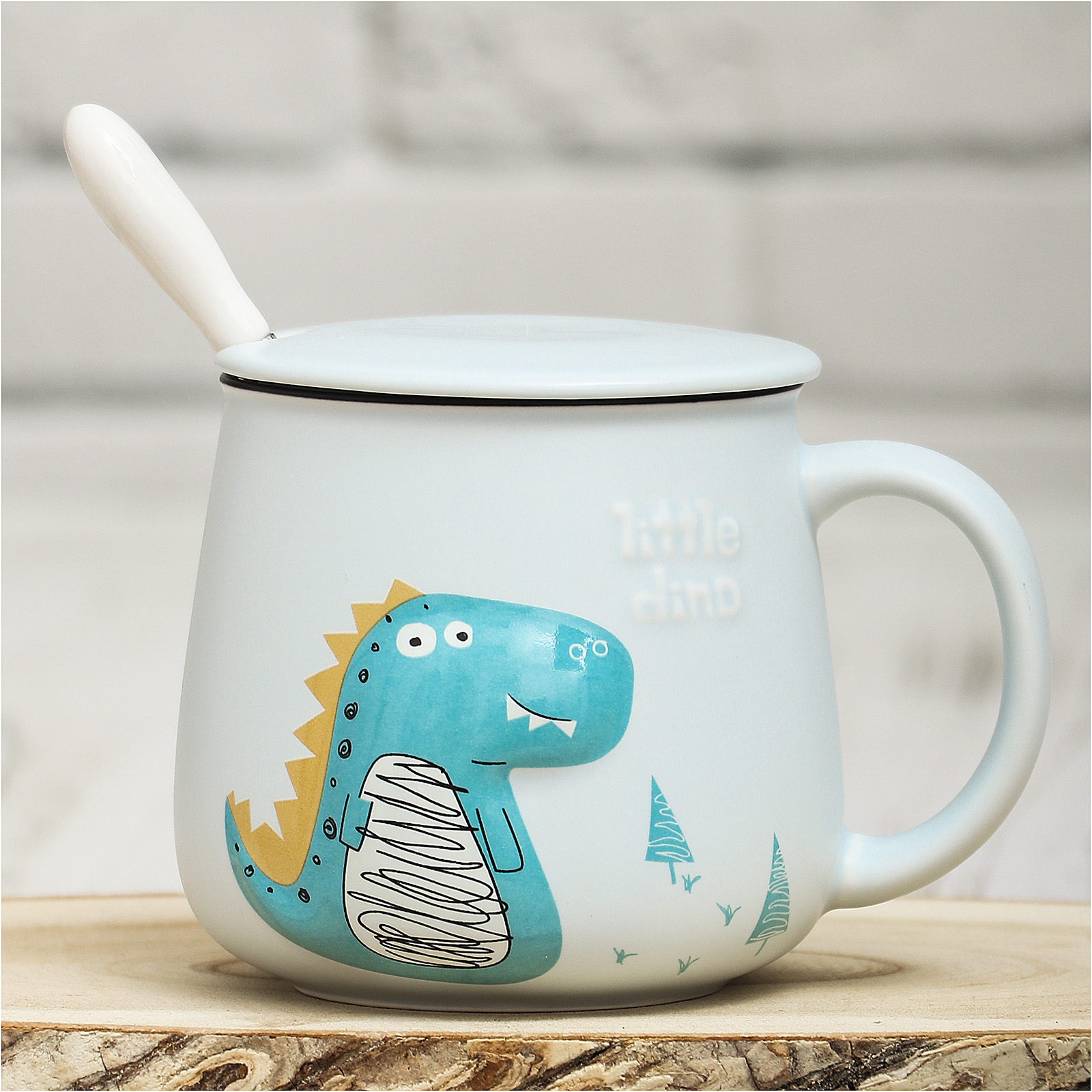 Кружка ЭВРИКА Зубастик Динозавр №2 - фото 1