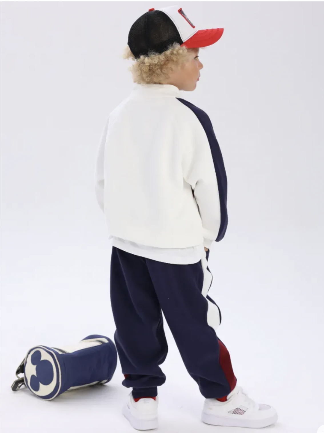 Костюм Everforkids двойка бело-синебордовый с цифрой 3 - фото 5
