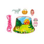 Игрушка WOODLANDTOYS шнуровка Красная шапочка