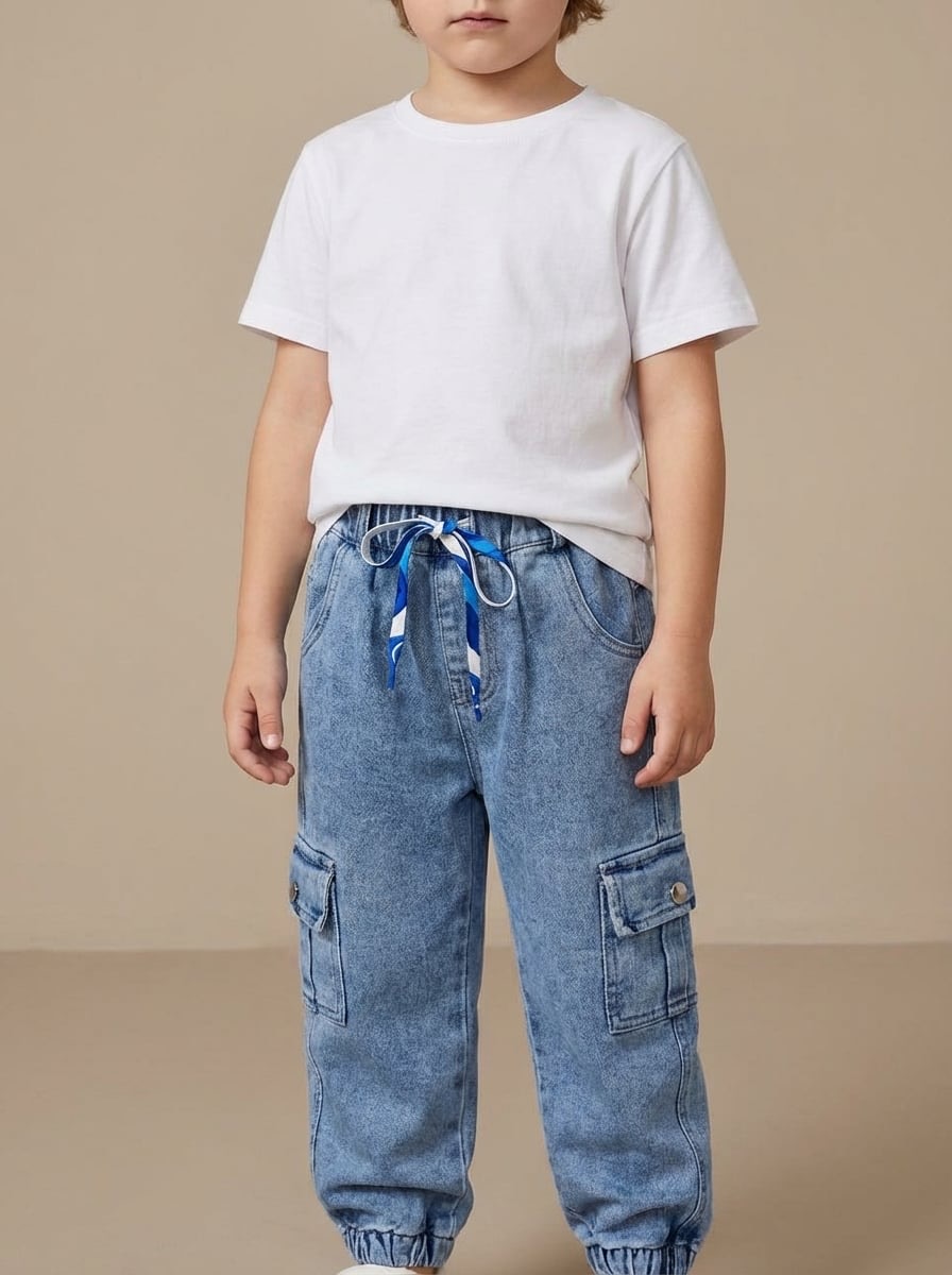 Изображение товара Джинсы для мальчика MODERNFECI 86 высокая посадка комфортные практичные