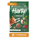 Корм для собак Harty 10кг с кроликом для взрослых стерилизованных полнорационный сухой