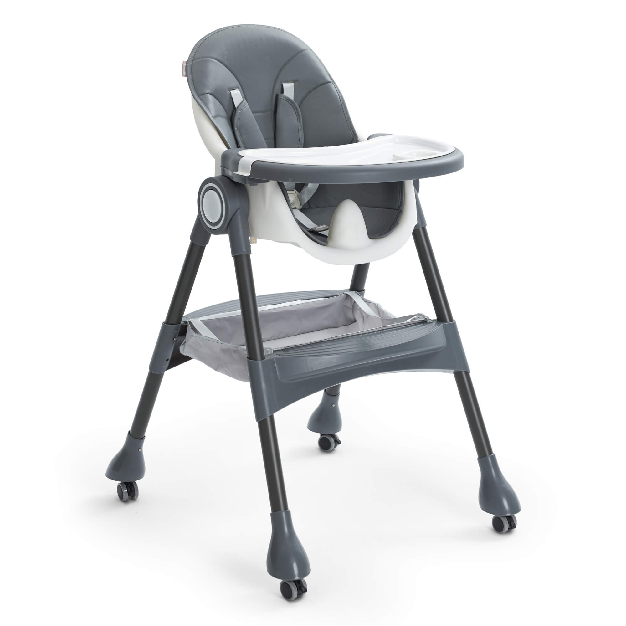 Стульчик для кормления UNIX Kids Classic серый - фото 11