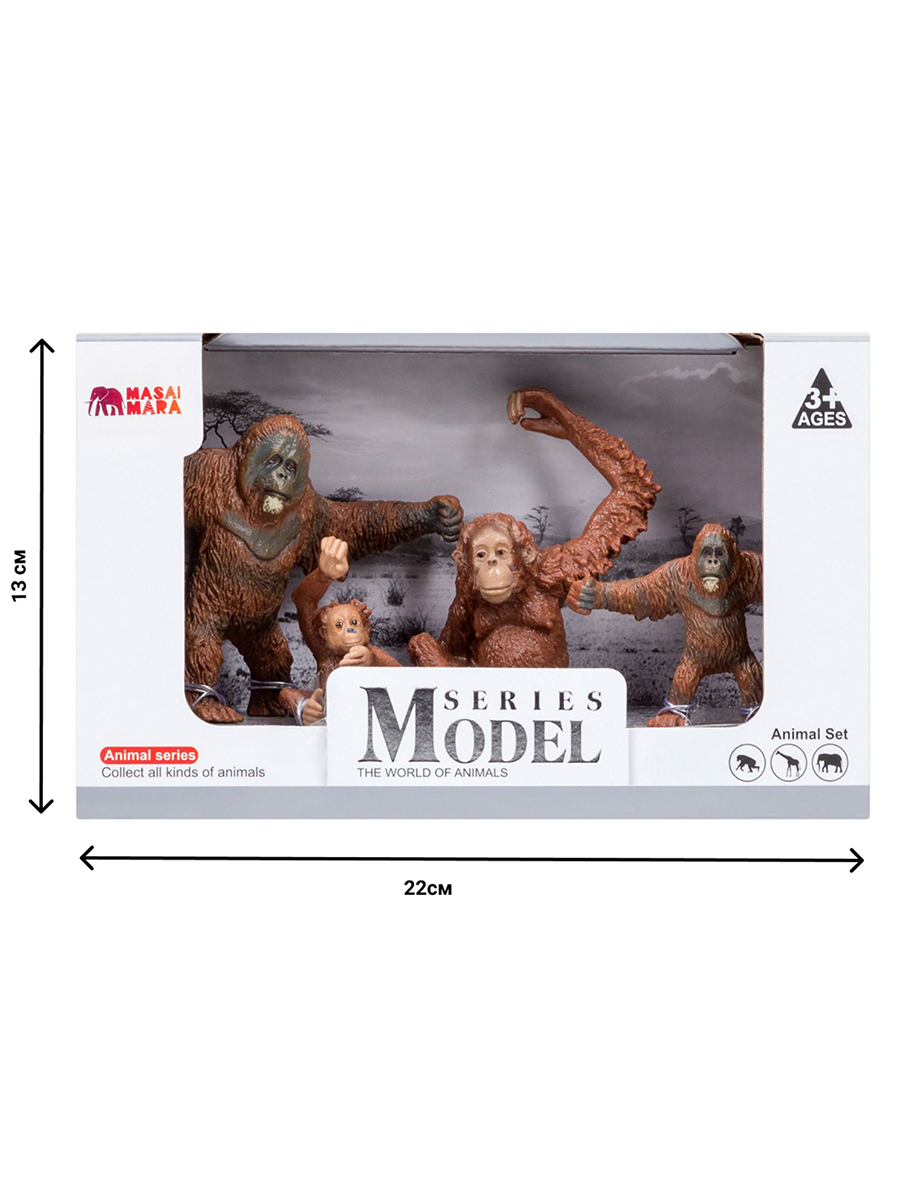 Игровой набор Masai Mara Семья орангутангов - фото 4