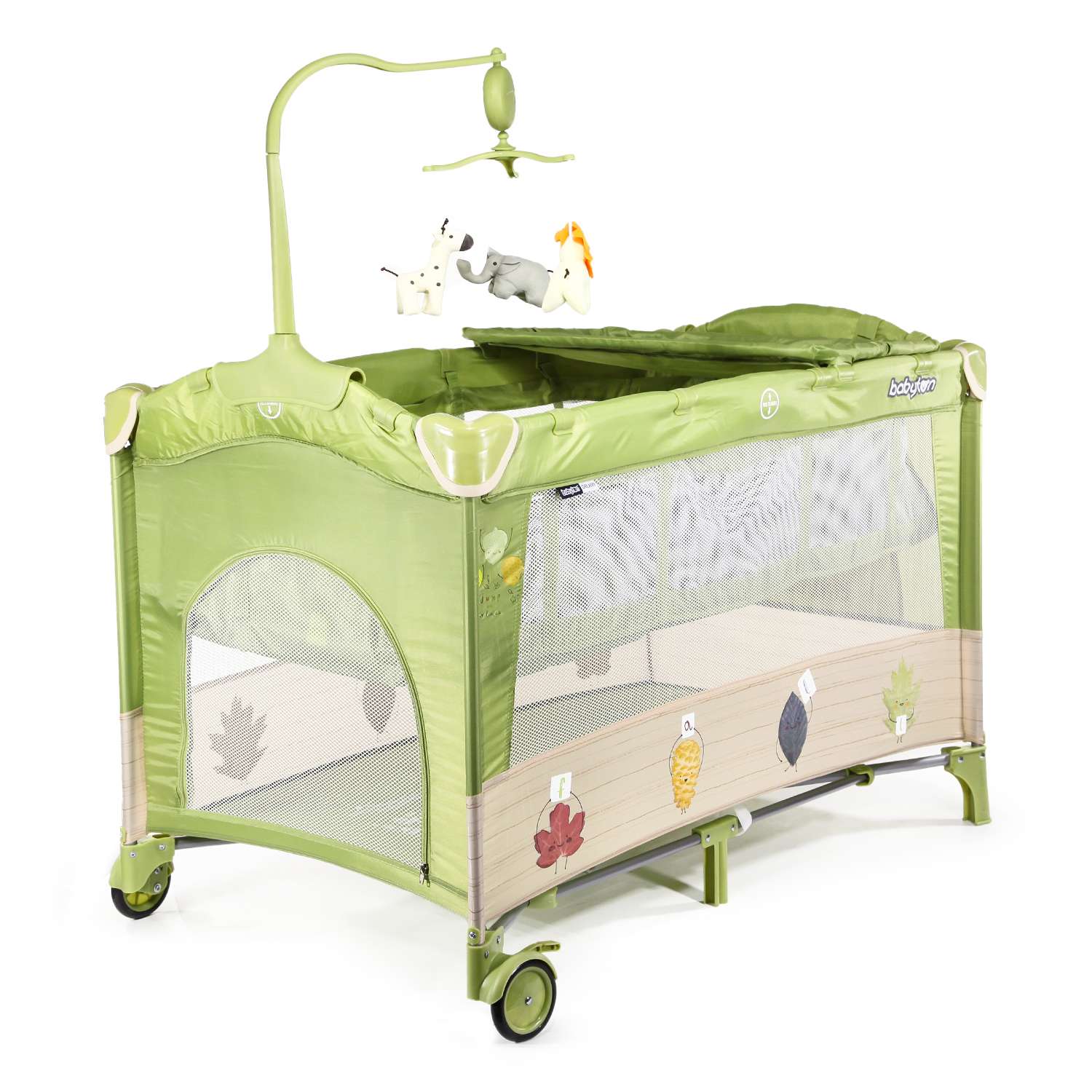 Манеж-кровать Babyton Dreamy Green P610 - фото 3