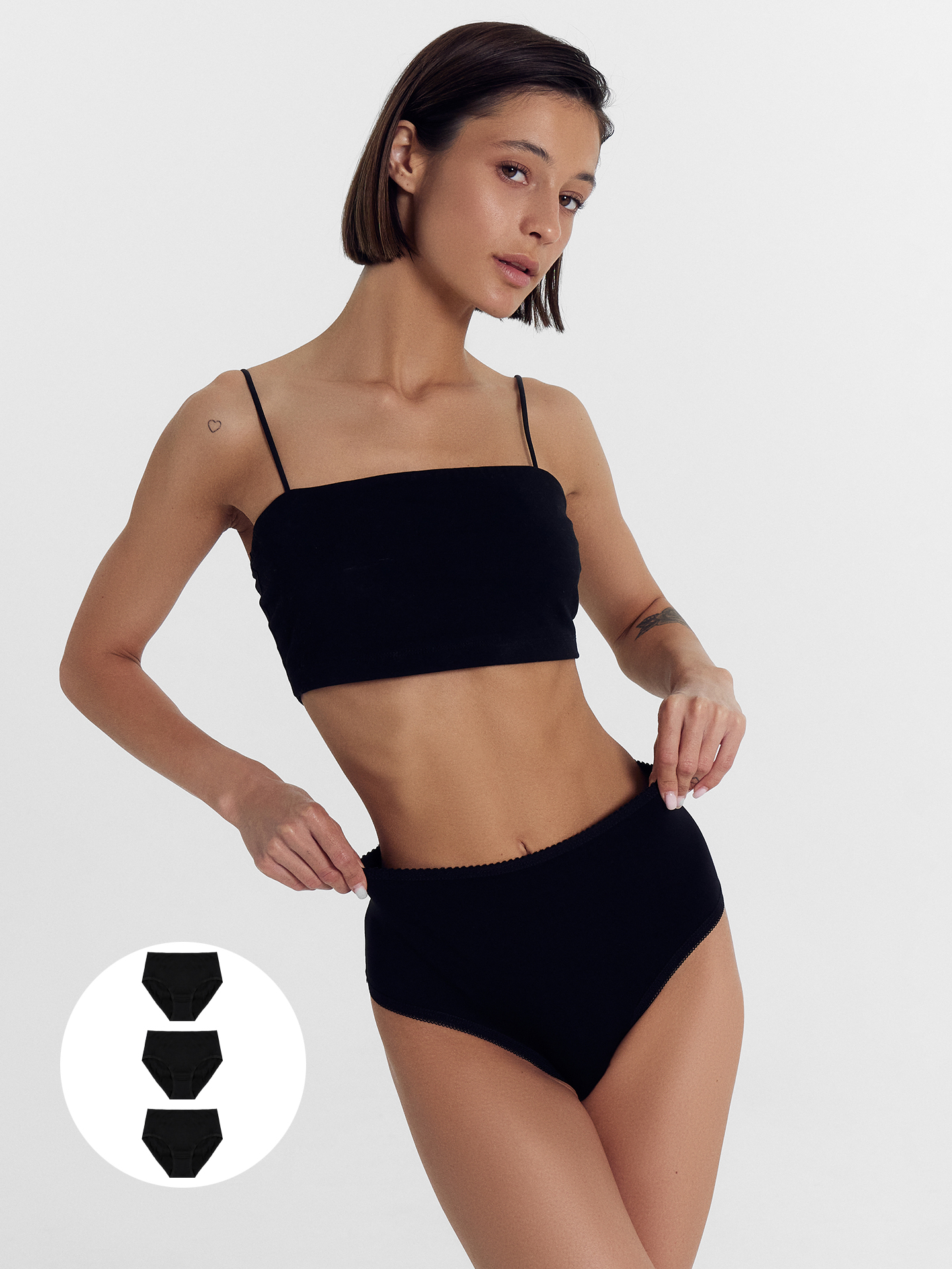 Трусы 3 шт Mark Formelle (Марк Формэль) 412075-3/черный - фото 1