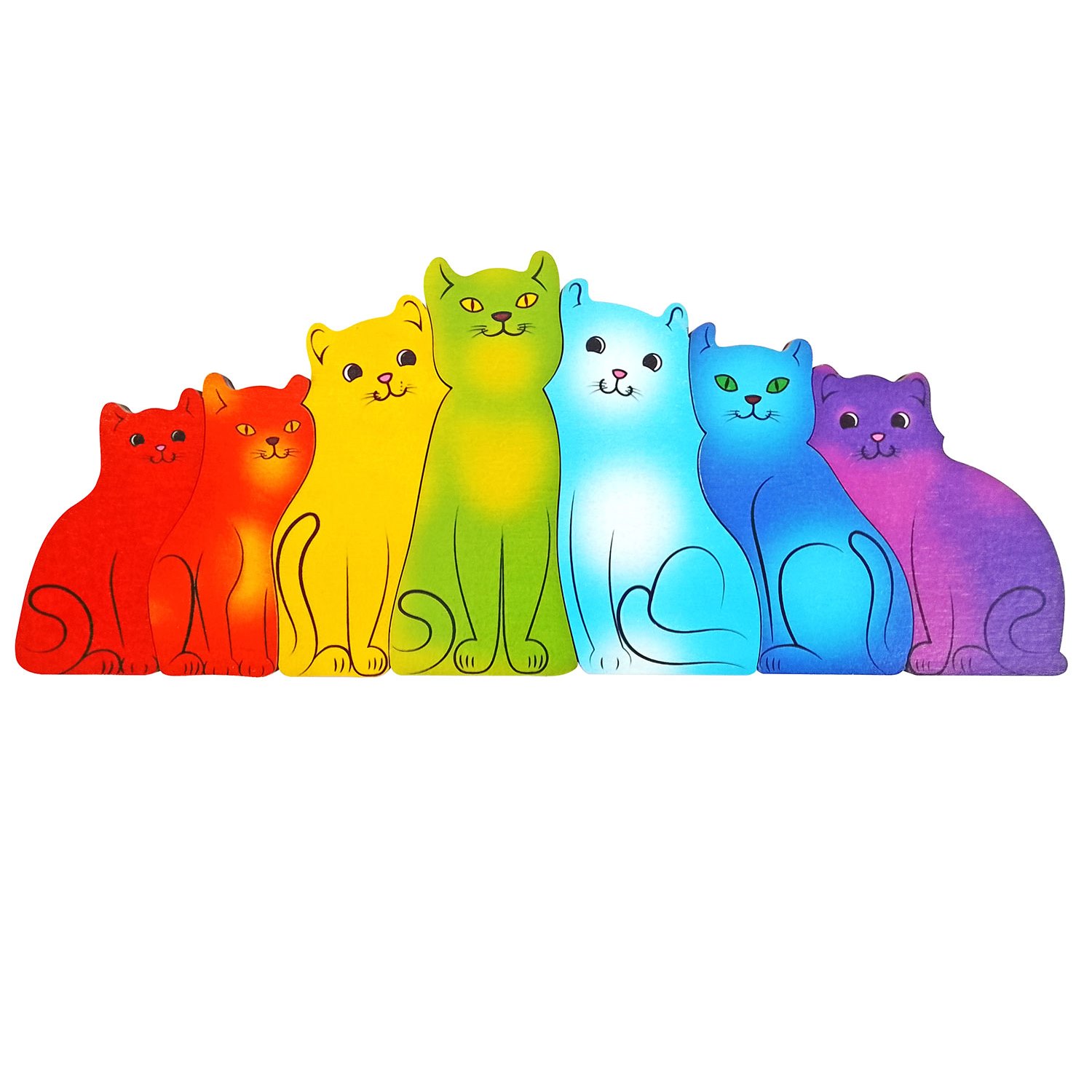 Игрушка Нескучные игры пазл Разноцветные котята - фото 10