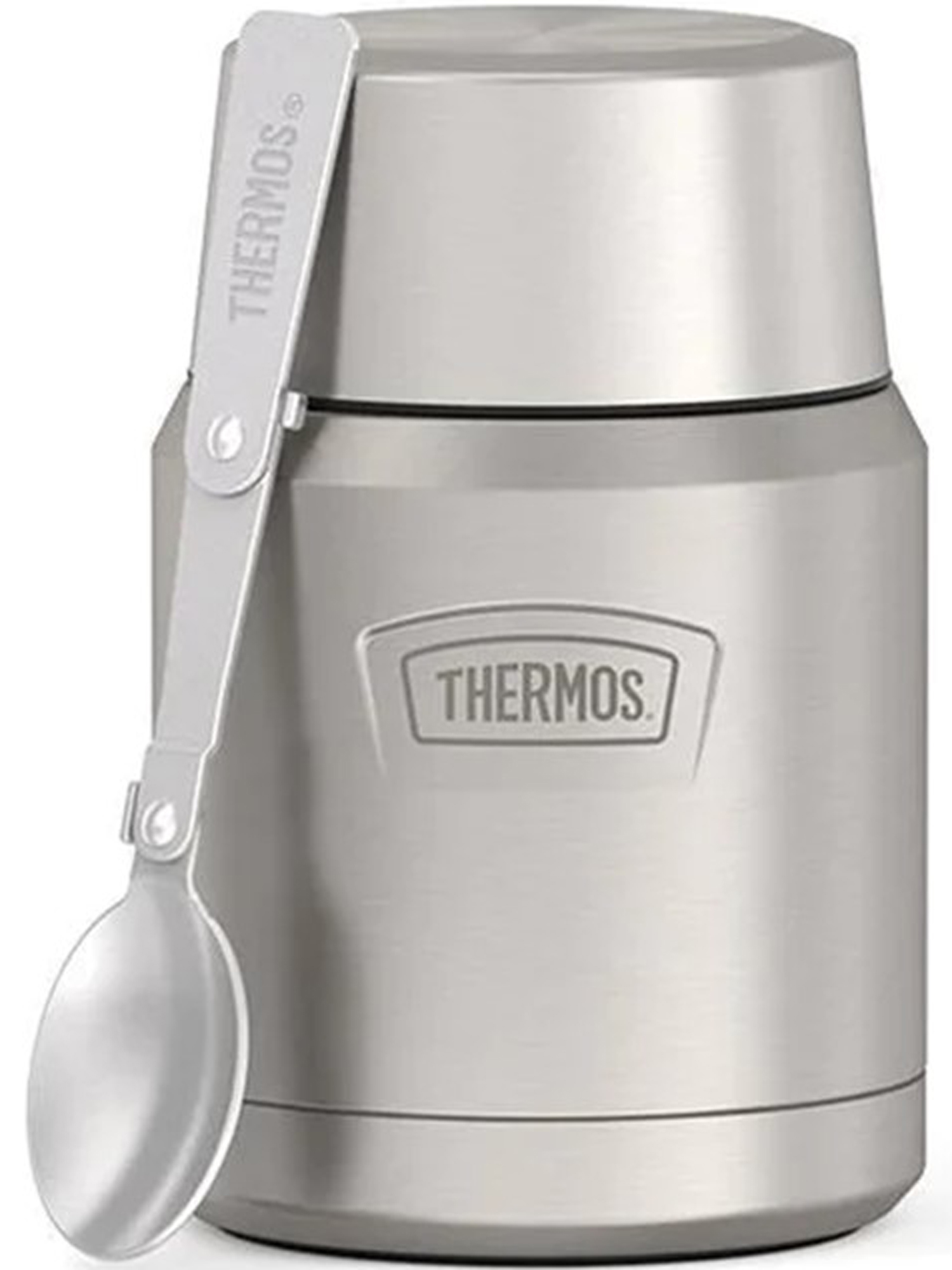 Термос для еды супа 470 мл с ложкой THERMOS ICON-300 стальной – нержавеющая сталь герметичный тепло/холод 10/24 часа - фото 6