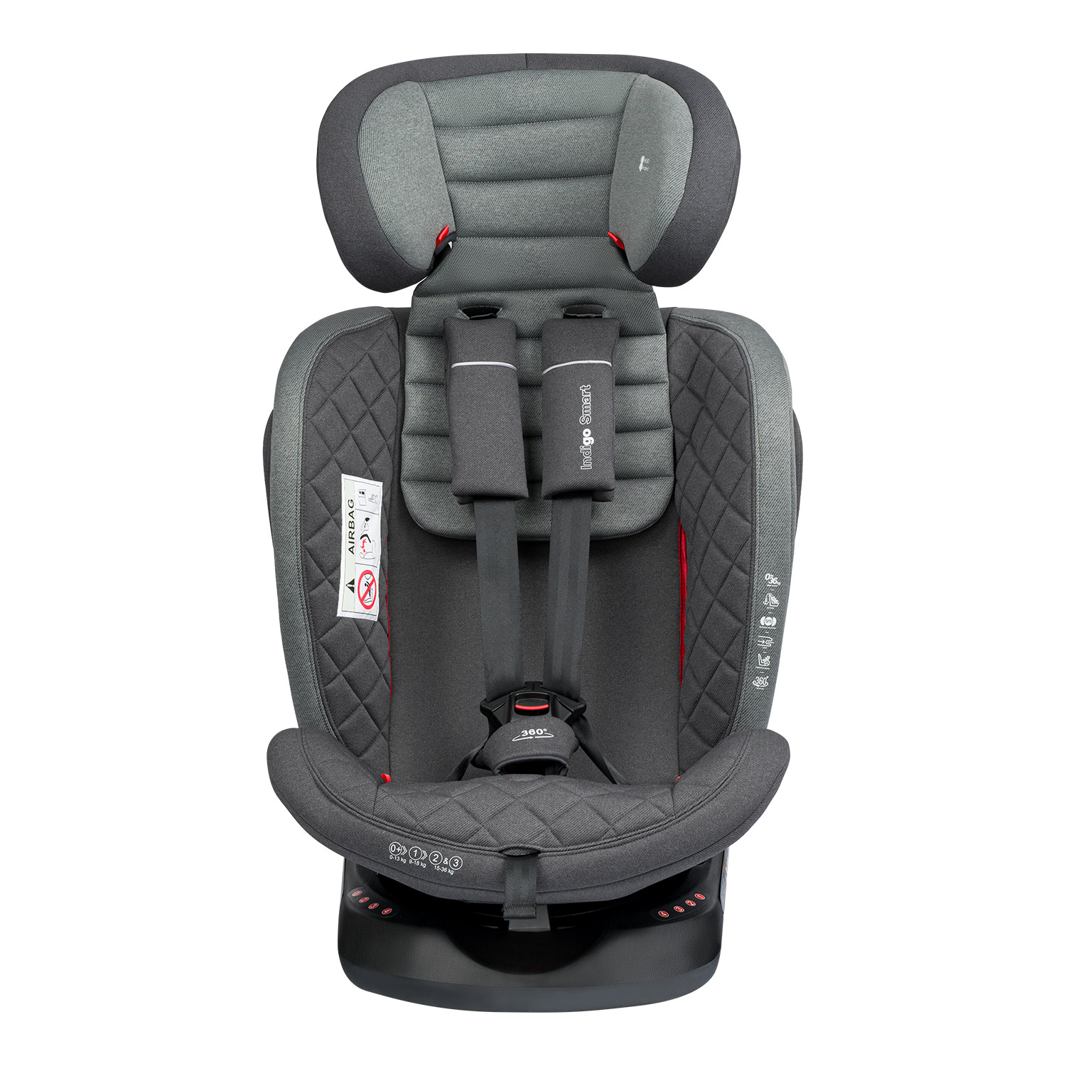 Автокресло Indigo SMART Isofix 0+/1/2/3 (0-36 кг) - фото 8