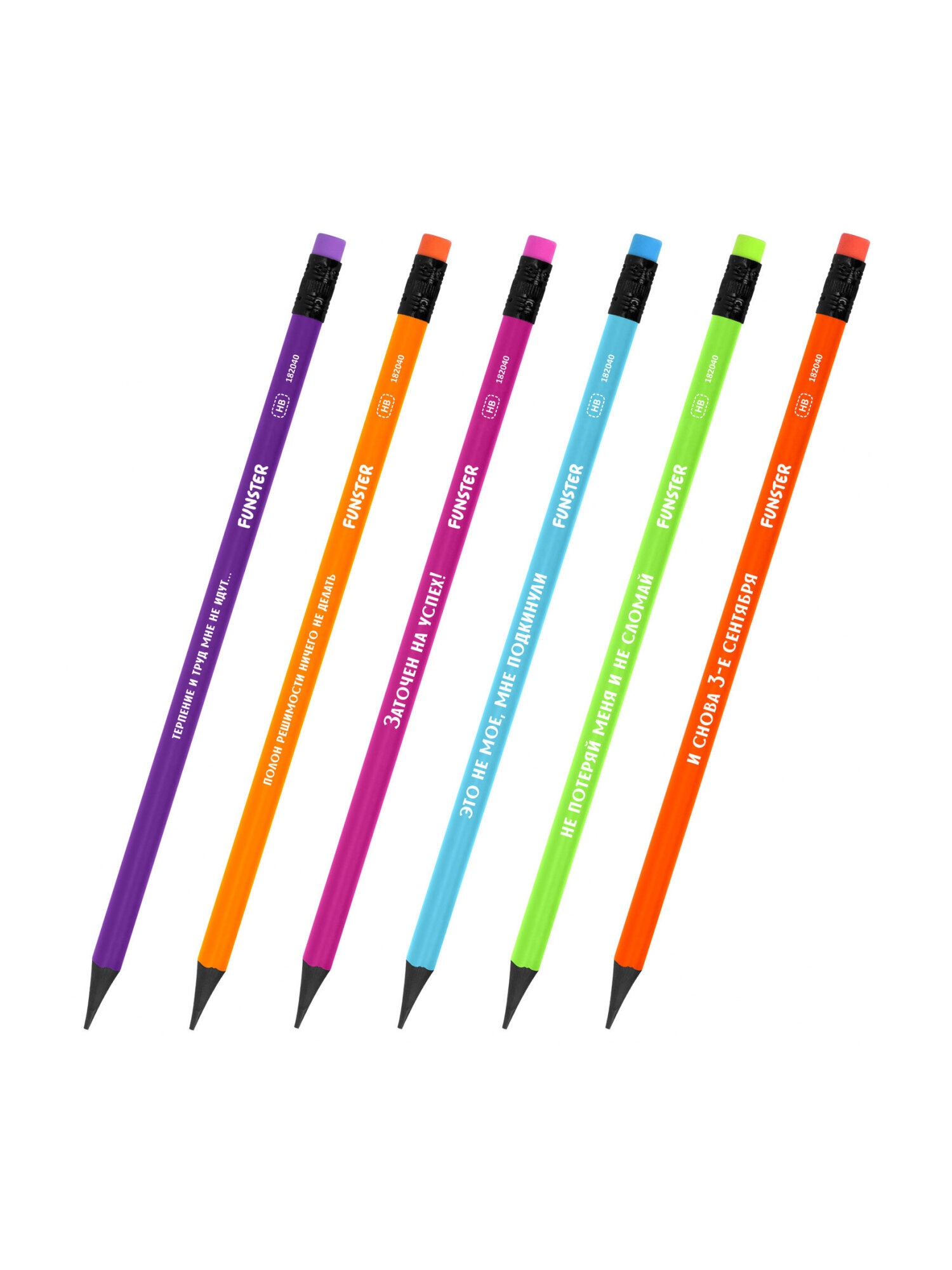 Карандаши чернографитные Funster 6 шт. - фото 8