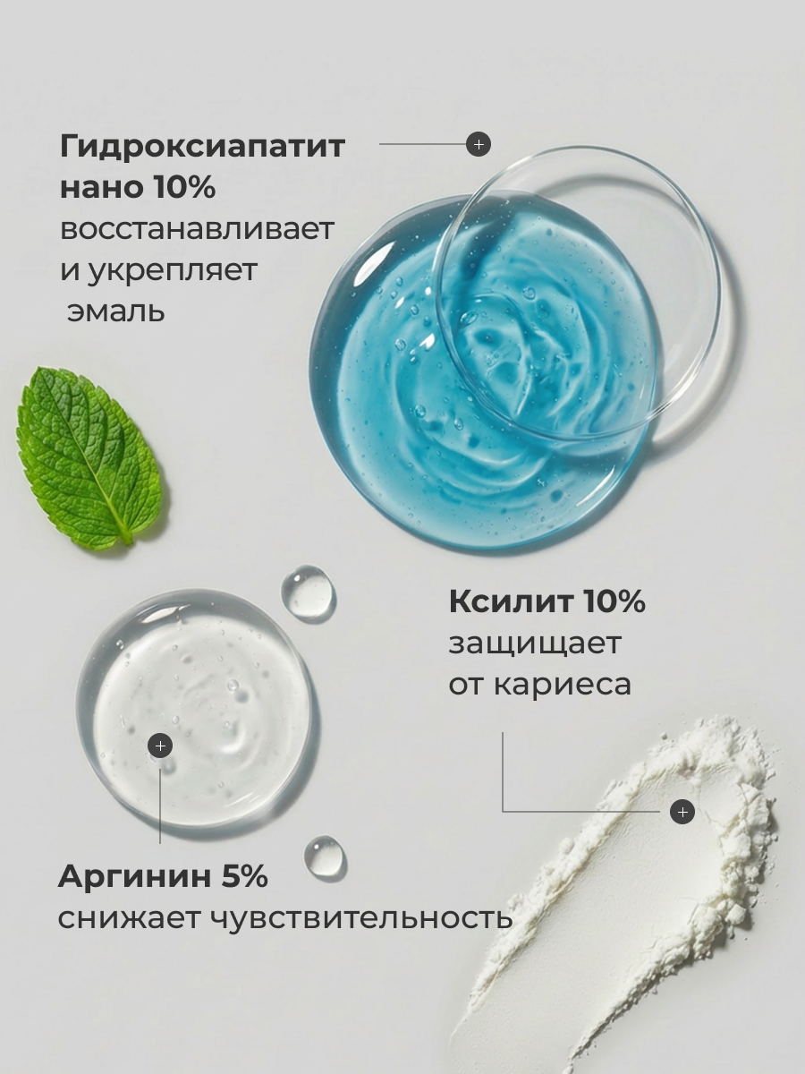 Зубной гель Dr.Toothy без фтора Мята 40 г - фото 3