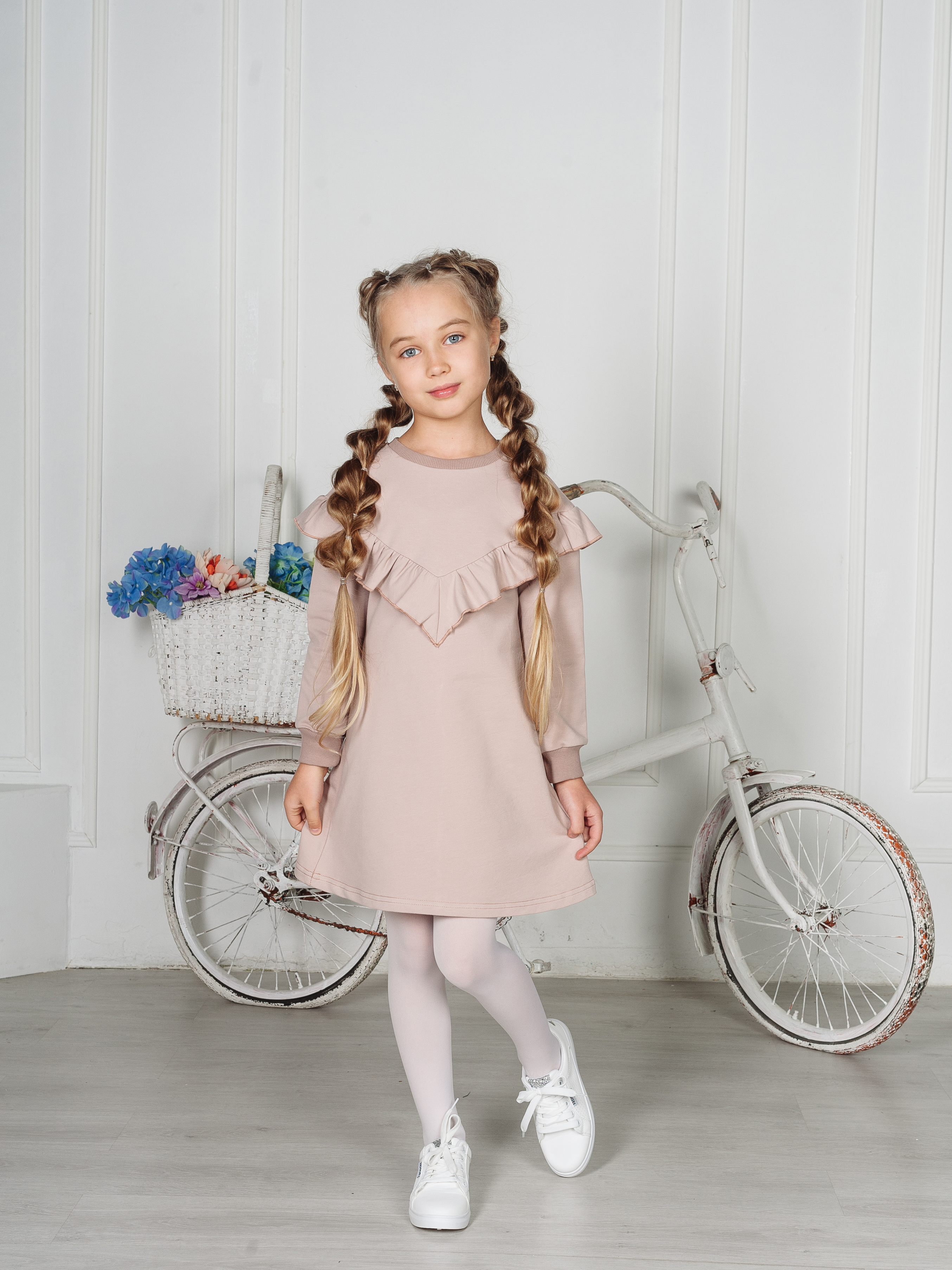 Платье MiloTa ПФ03/бежевый - фото 2