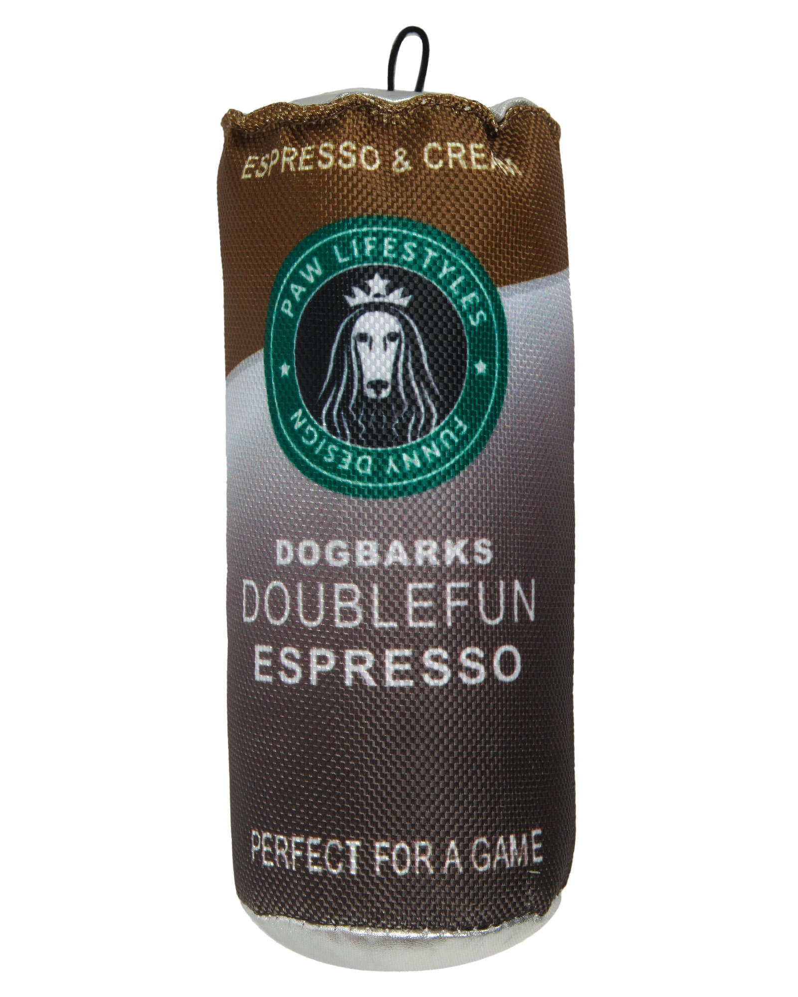 Изображение товара Barbaks Банка кофе — мягкая пищащая игрушка для собак