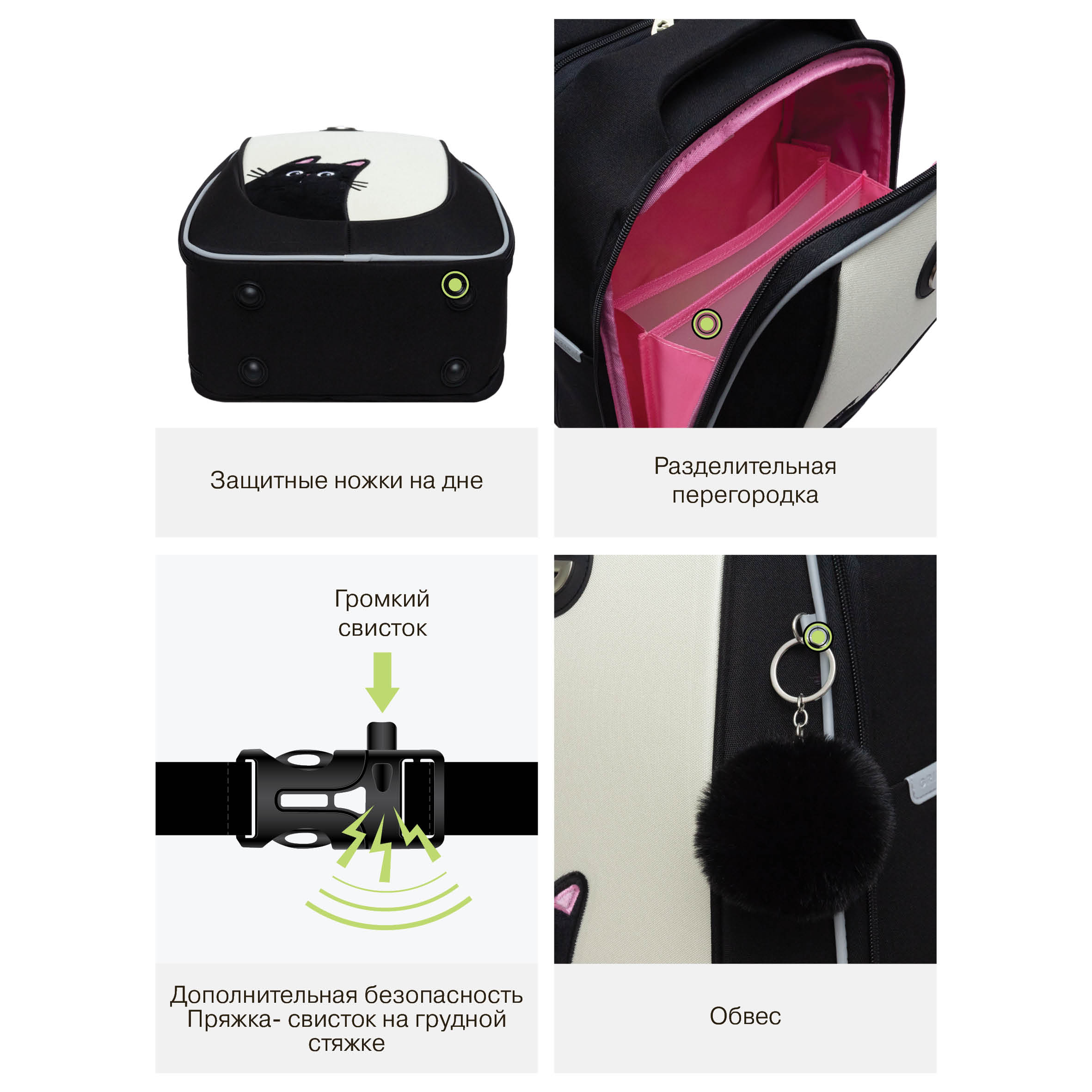 Ранец Grizzly Для девочки - фото 15