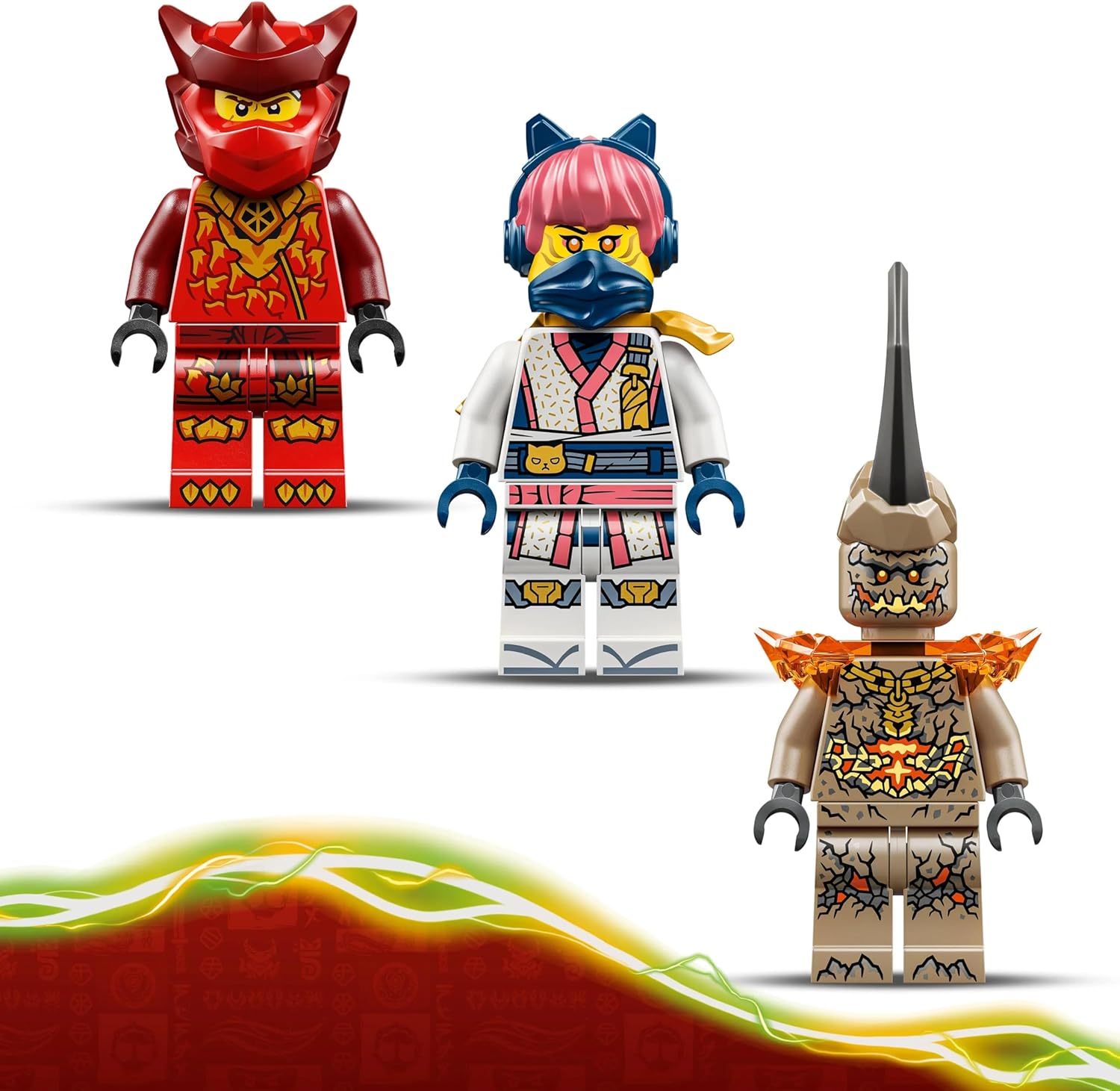 Конструктор LEGO NINJAGO Боевой набор Робот-дракон Кая 85 дет. - фото 3