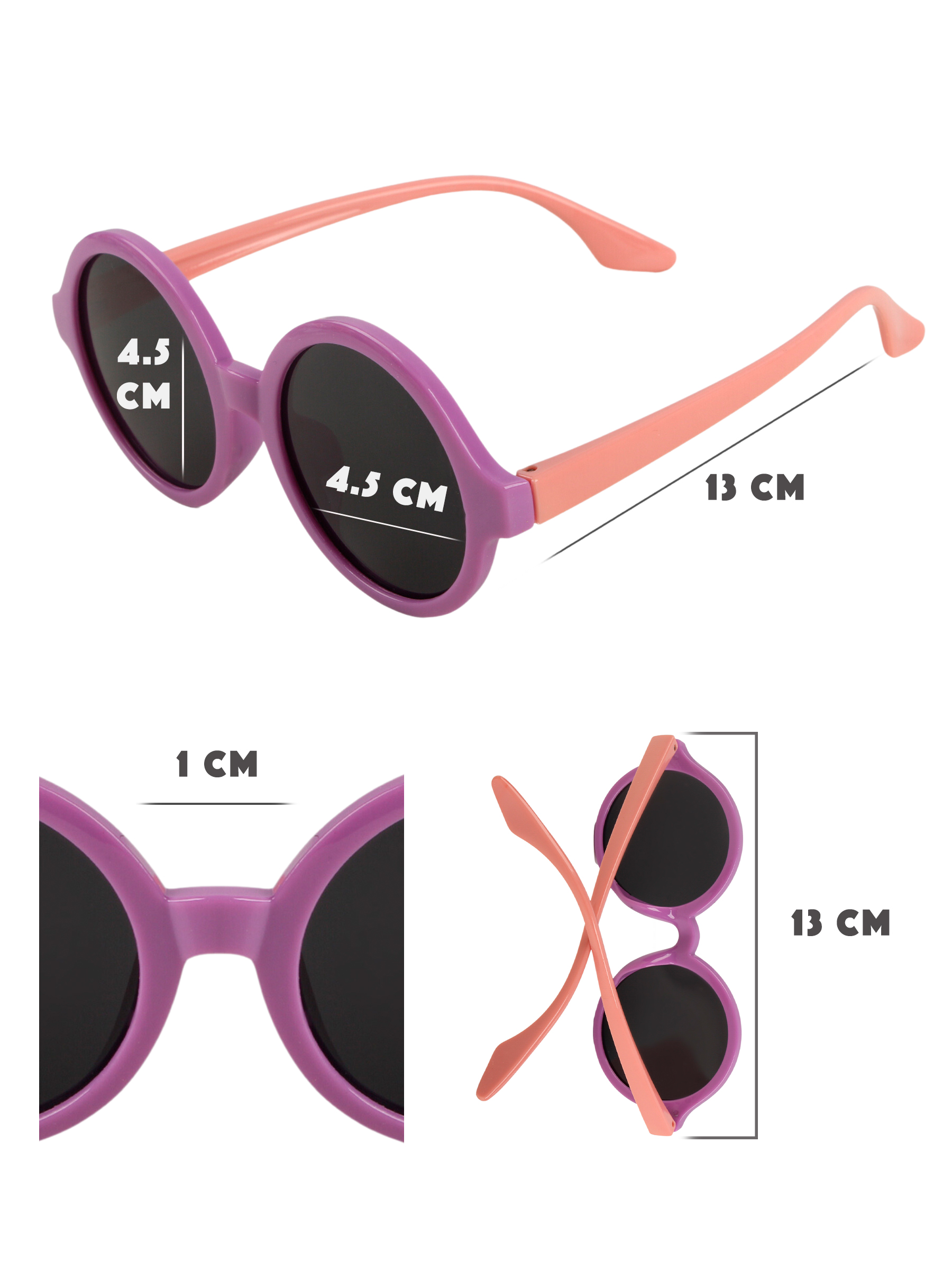 Очки солнцезащитные Little Mania JDT039-PURO - фото 5