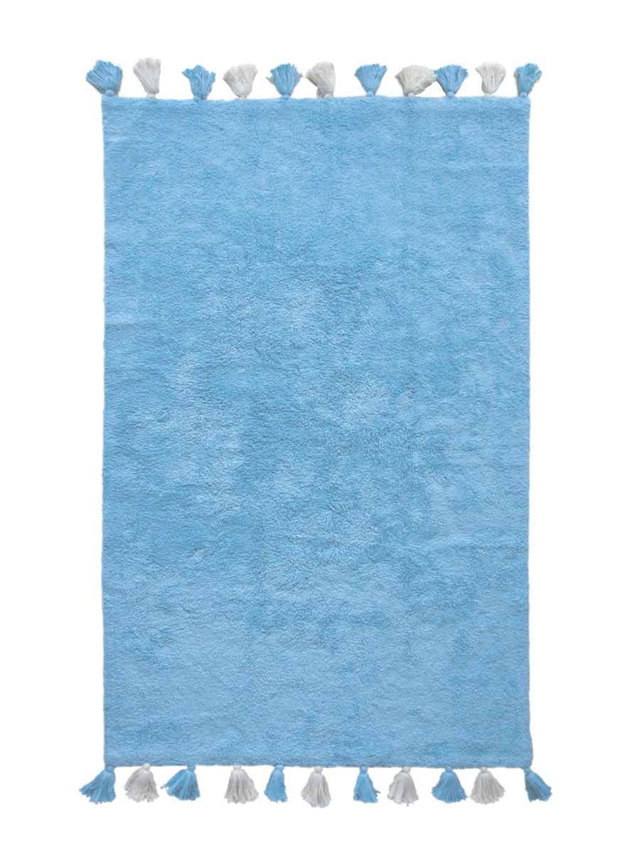 Хлопковый ковер Lillaland COLORFUL BLUE - фото 1