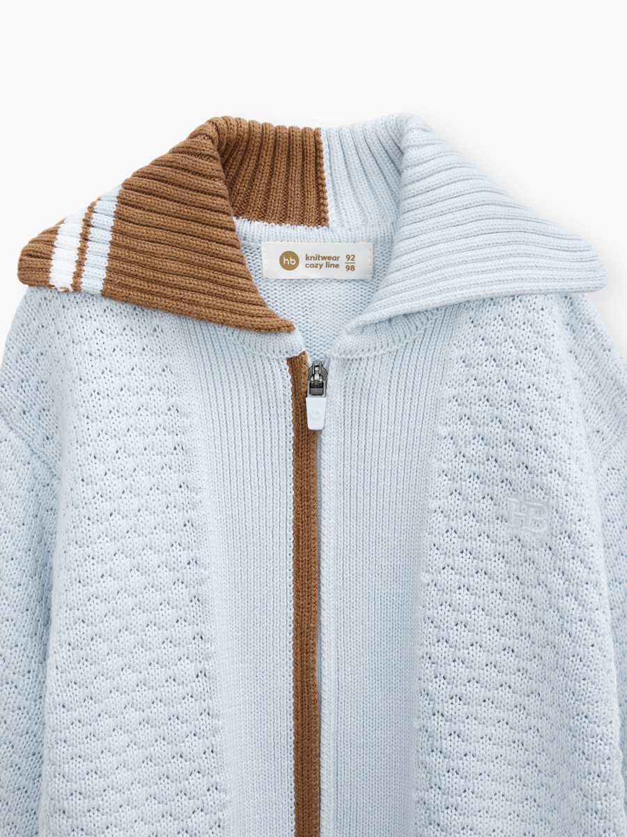 Кардиган Happy Baby 88646-1_light-blue - фото 10