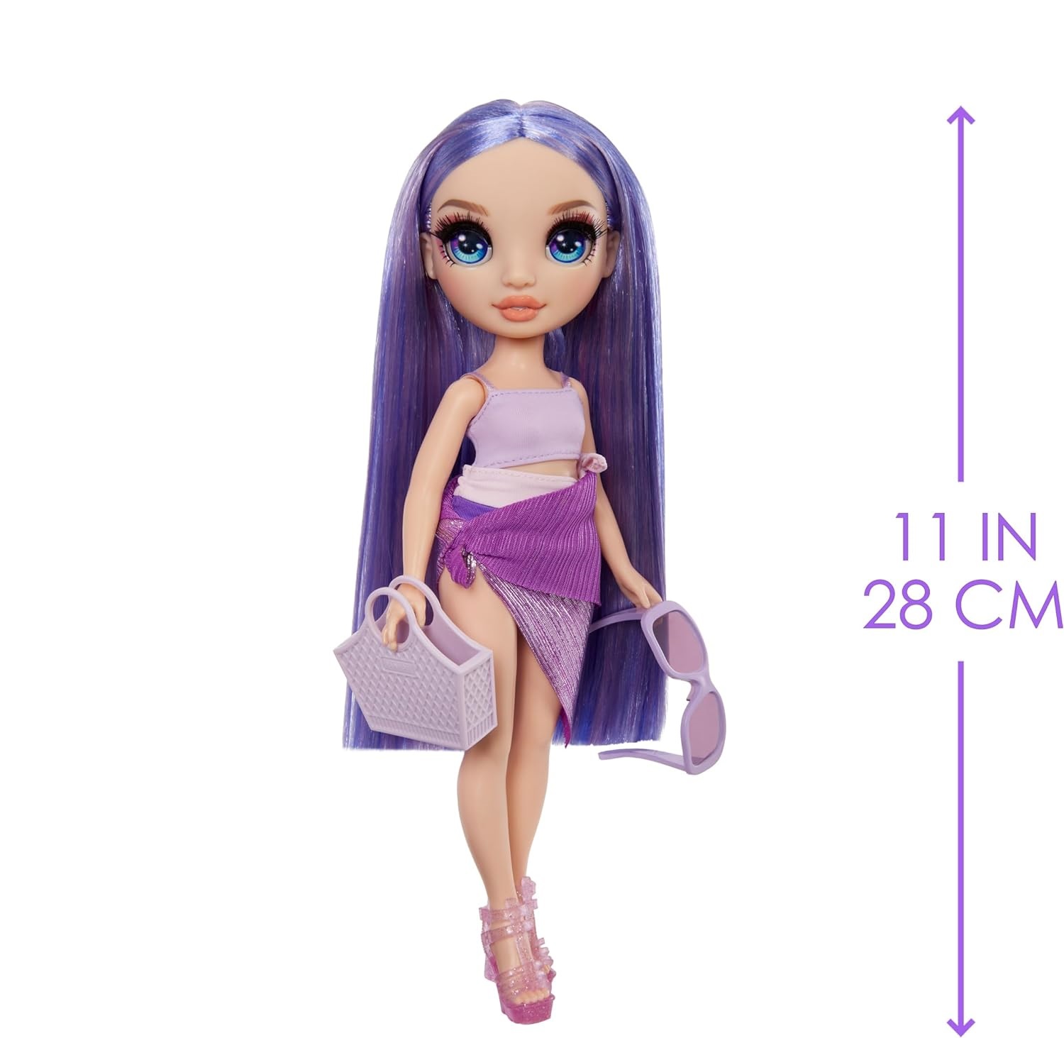 Кукла Rainbow High Swim and Style Fashion Violet 507314EUC 507314EUC - фото 3