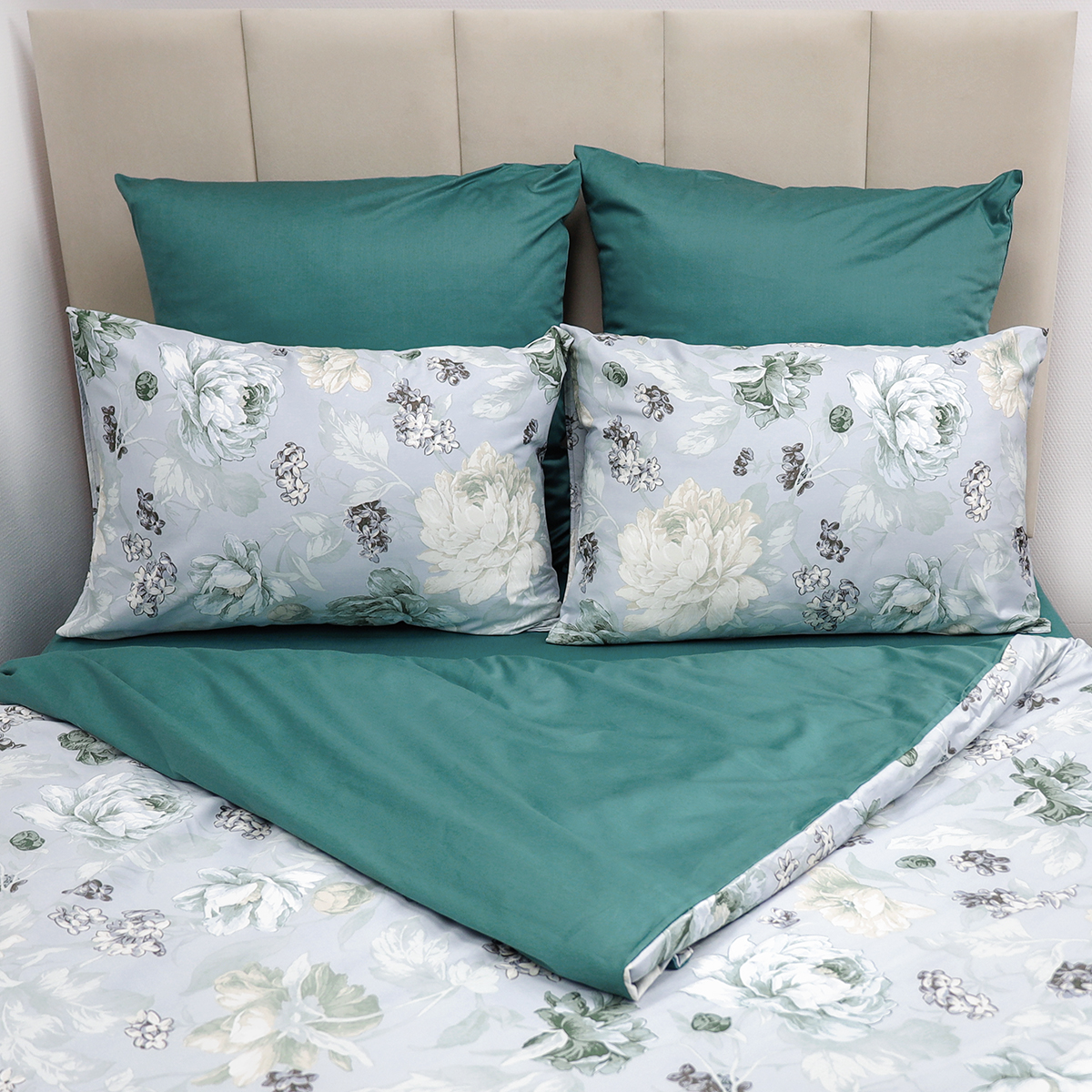 Комплект постельного белья SORRENTO DELUXE Манэль двуспальный 6 предм. - фото 7